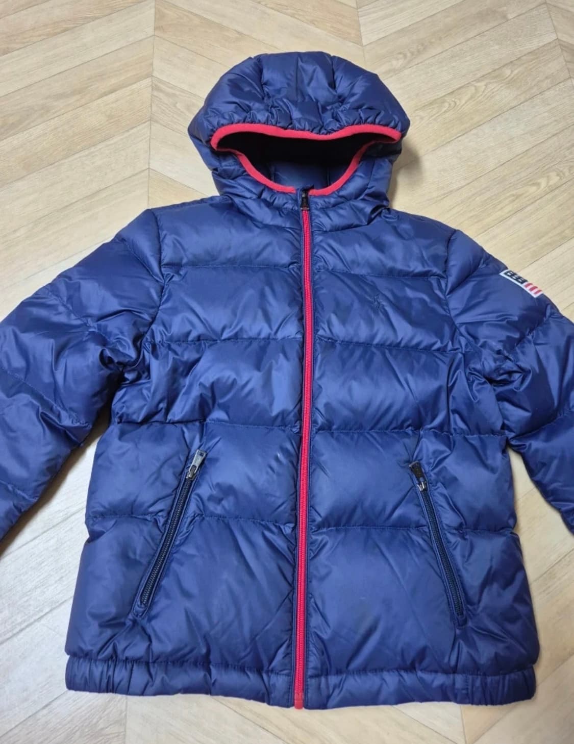 폴로 랄프로렌 스몰포니 성조기 패딩 상품이미지1