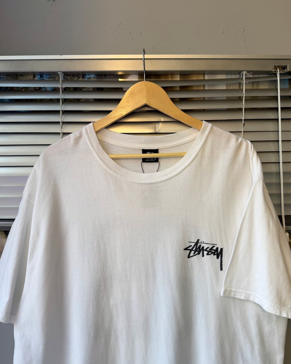 Stussy big link short sleeve white 상품이미지5