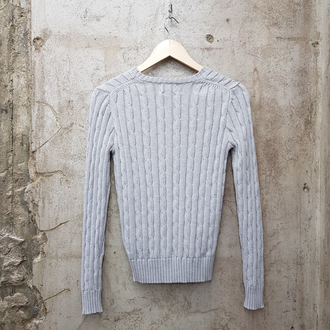 폴로랄프로렌 브이넥 꽈배기 니트 XS사이즈  상품이미지2