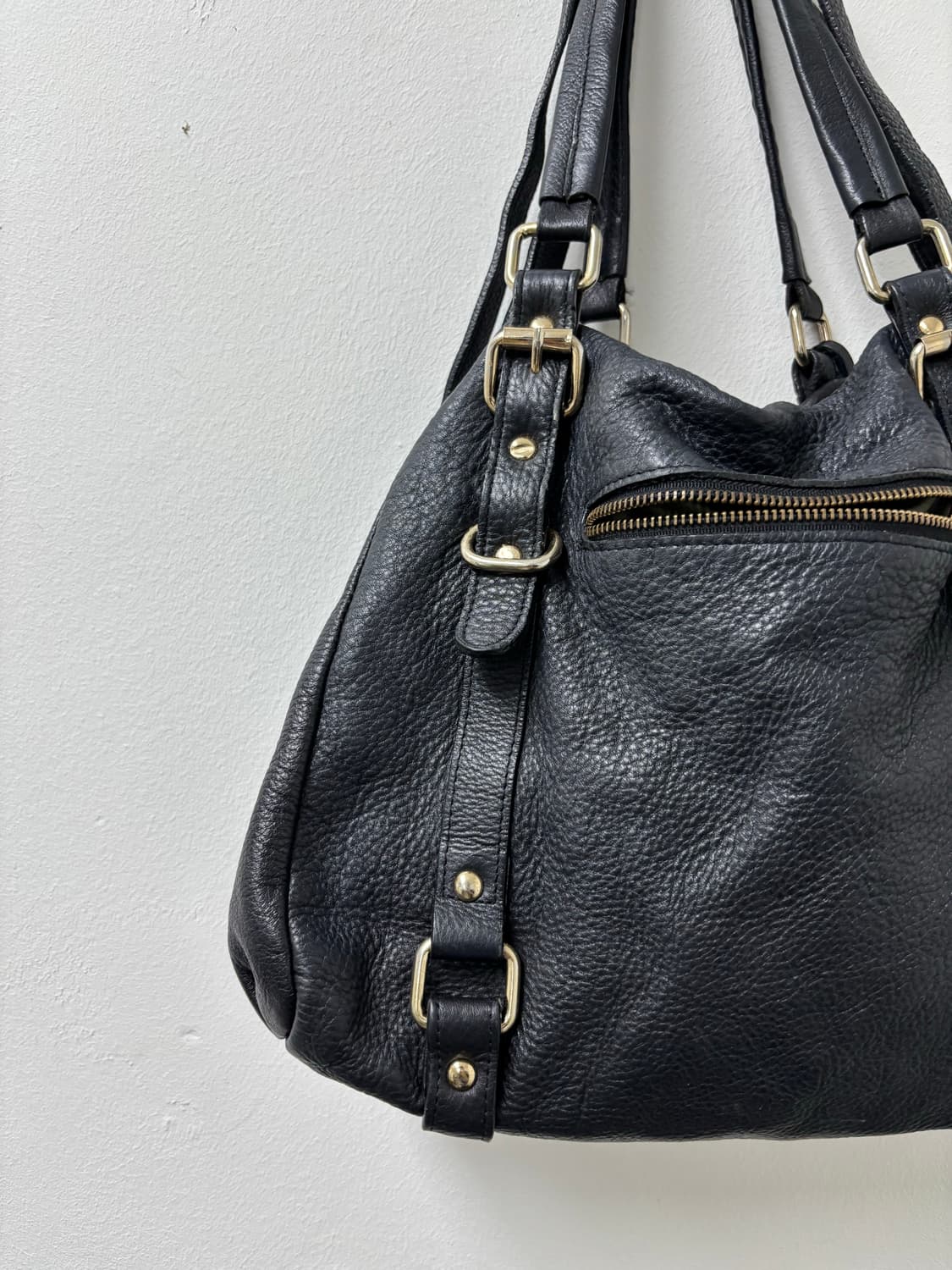 “Vintage“Y2K Black Leather Bag 상품이미지9