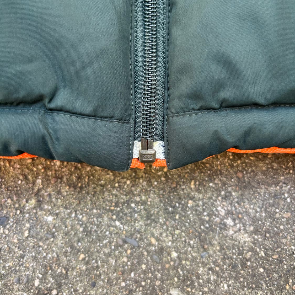 나이키 리버시블 패딩 점퍼 그린/오렌지 L 상품이미지4