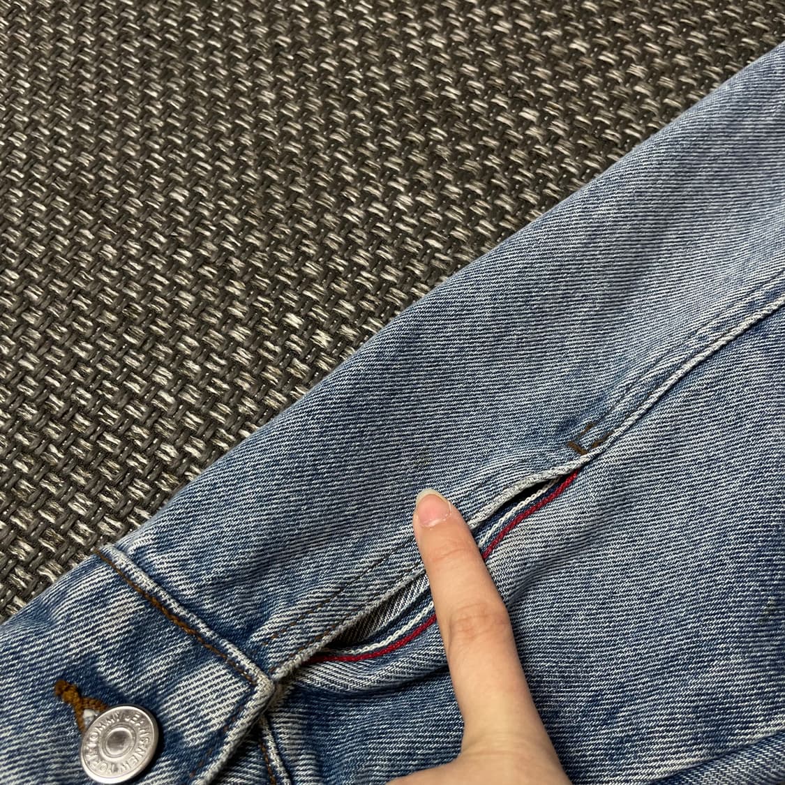 타미진스 중청 멀티포켓 데님 자켓 S 상품이미지8