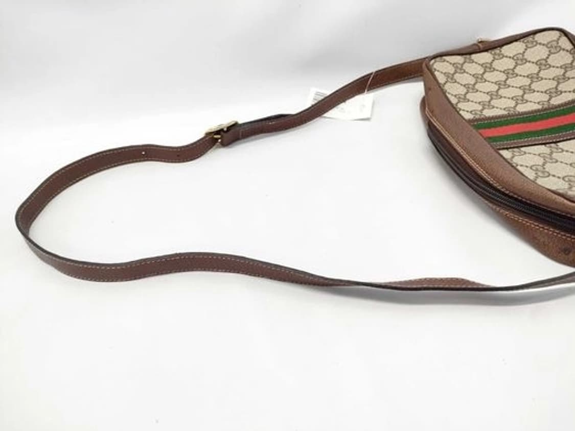 [예약판매] 구찌(GUCCI) 빈티지 미니멀 쉐리 PVC 숄더백 상품이미지4