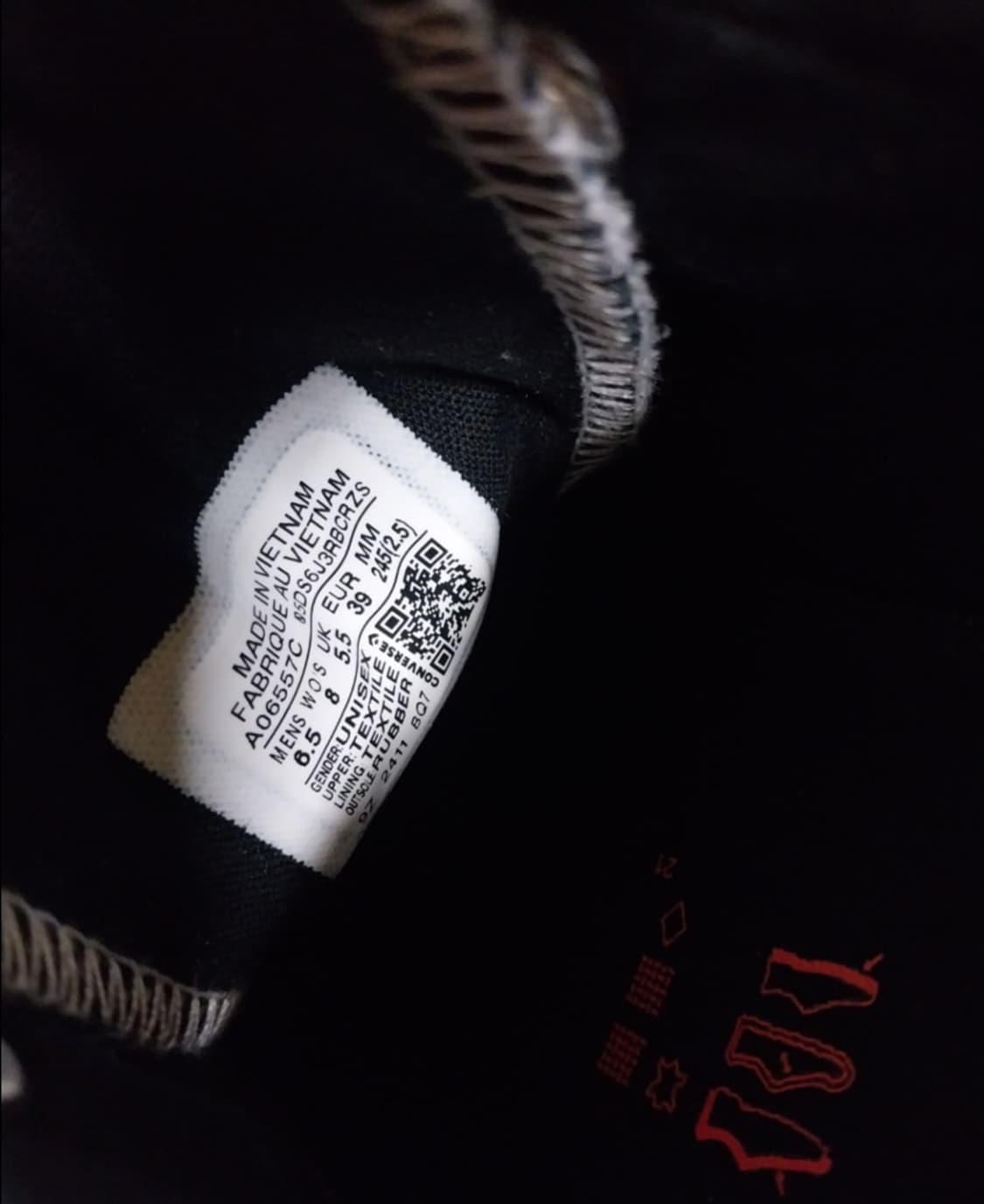 남녀공용 컨버스 척 70 AT-CX 블랙 로우 운동화 (245) 상품이미지9