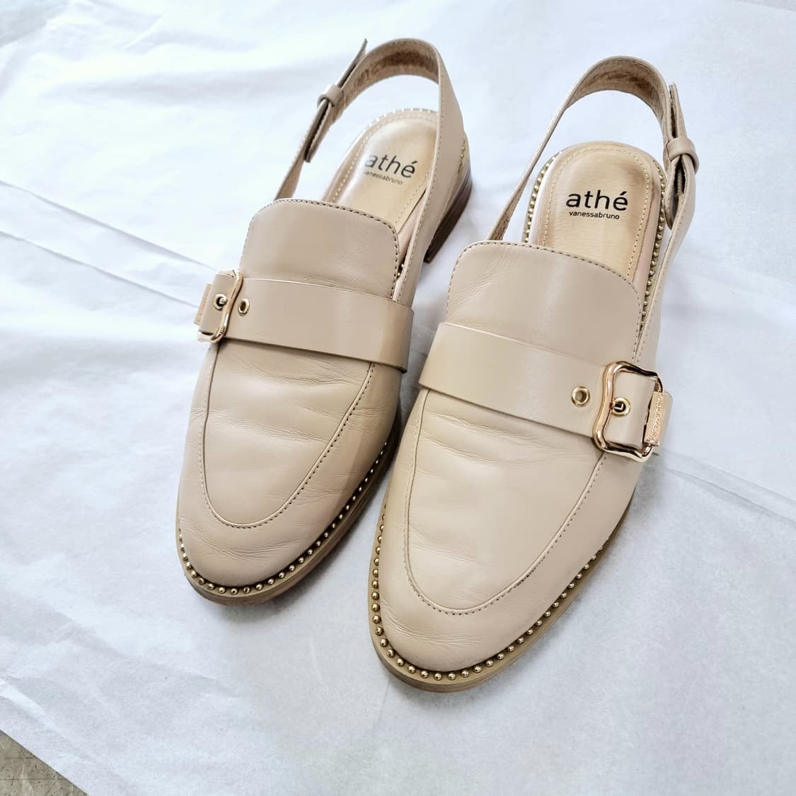 아떼 바네사브루노 가죽 샌들 레더 슈즈 신발 (230/36) 상태양호 상품이미지3