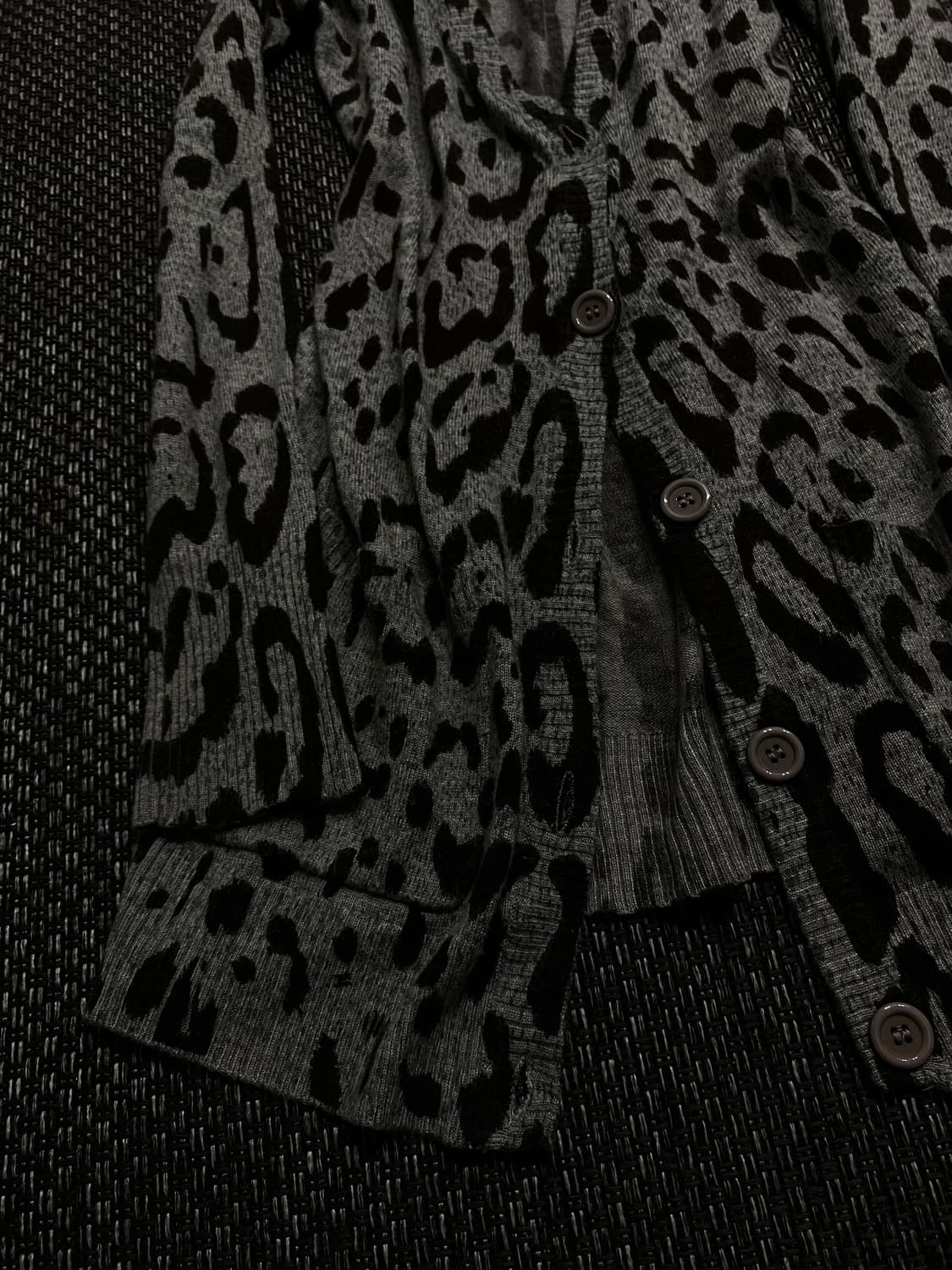 [Dosch] Grey Leopard Long Cardigan  상품이미지4