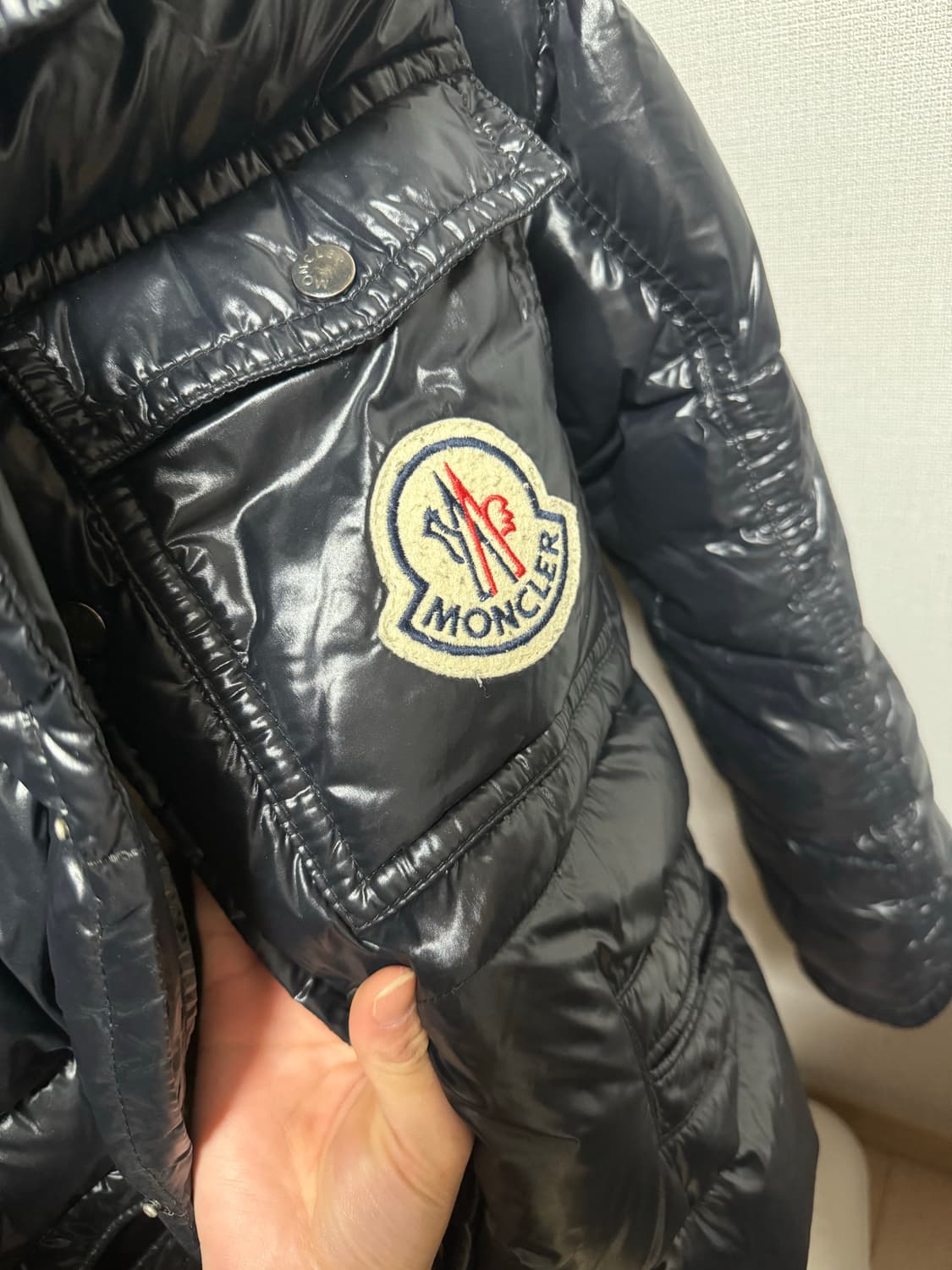 몽클레어 빅로고 1사이즈 패딩 상품이미지3
