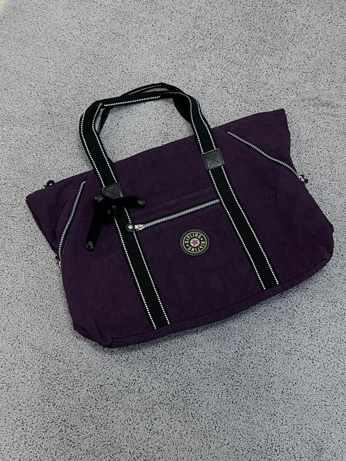 (OS) 키플링 숄더백/토트백 퍼플 상품이미지1