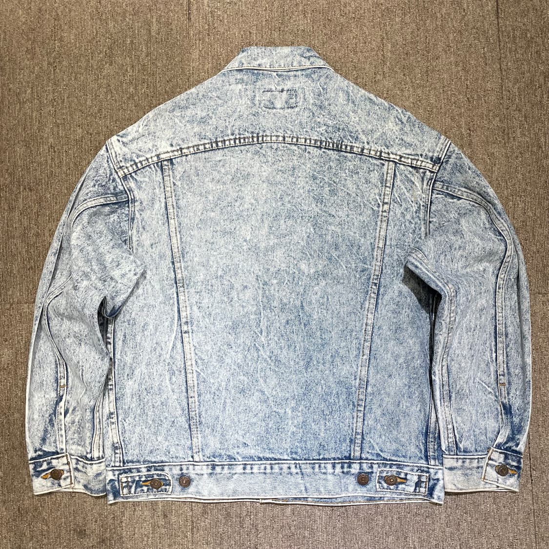 (M) 80~90s Levi's 리바이스 워싱 트러커 데님 자켓 상품이미지2