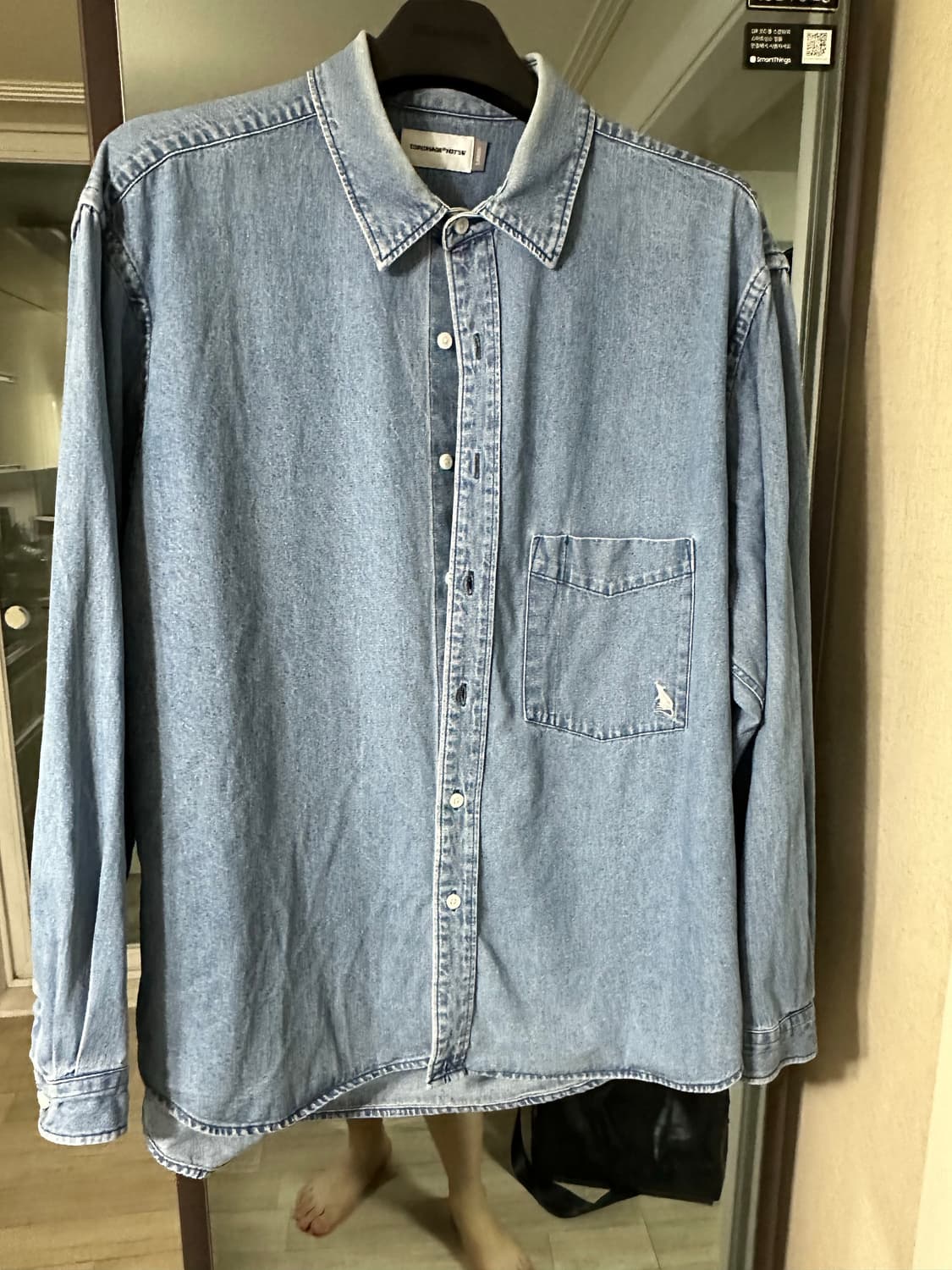 에스피오나지 데님오버 셔츠 2종 (L) 상품이미지3