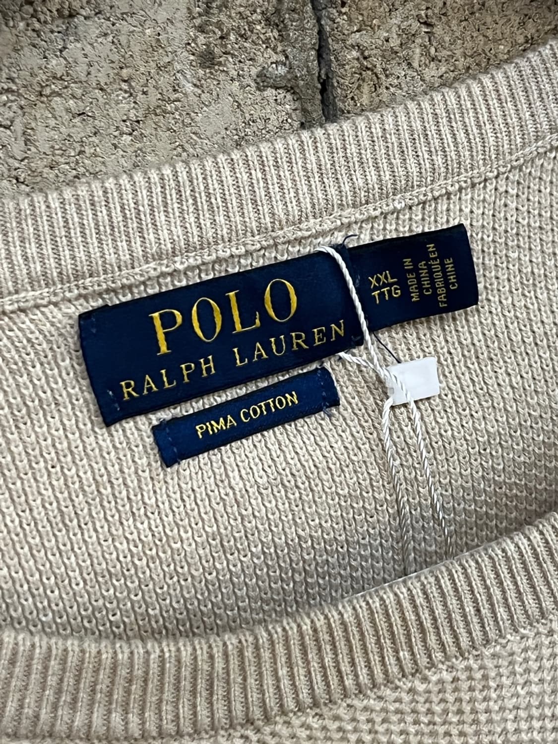 폴로 랄프 로렌 베이지 와플 니트 상품이미지5