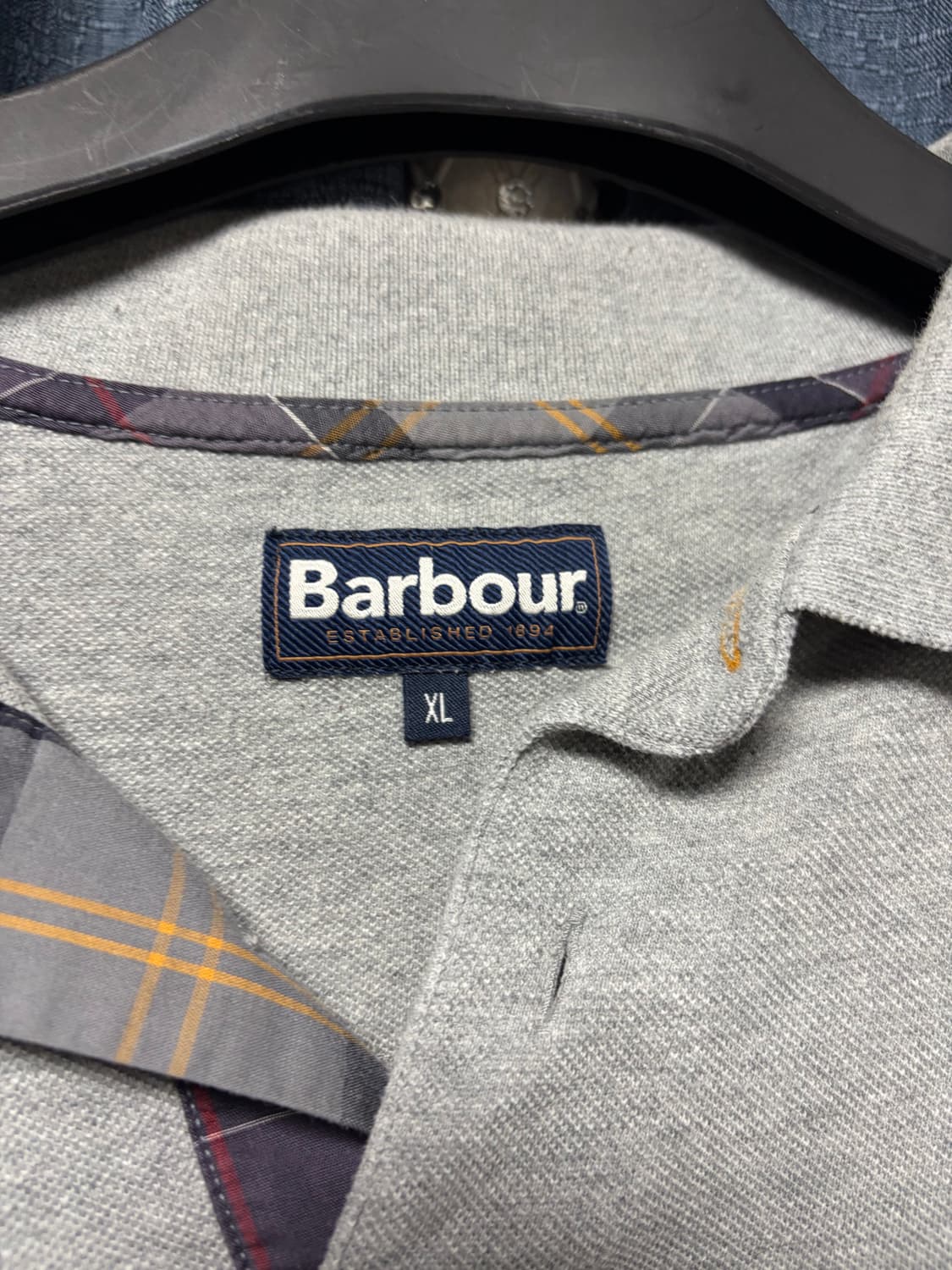 바버 그레이 먄 반팔 티셔츠 상품이미지2