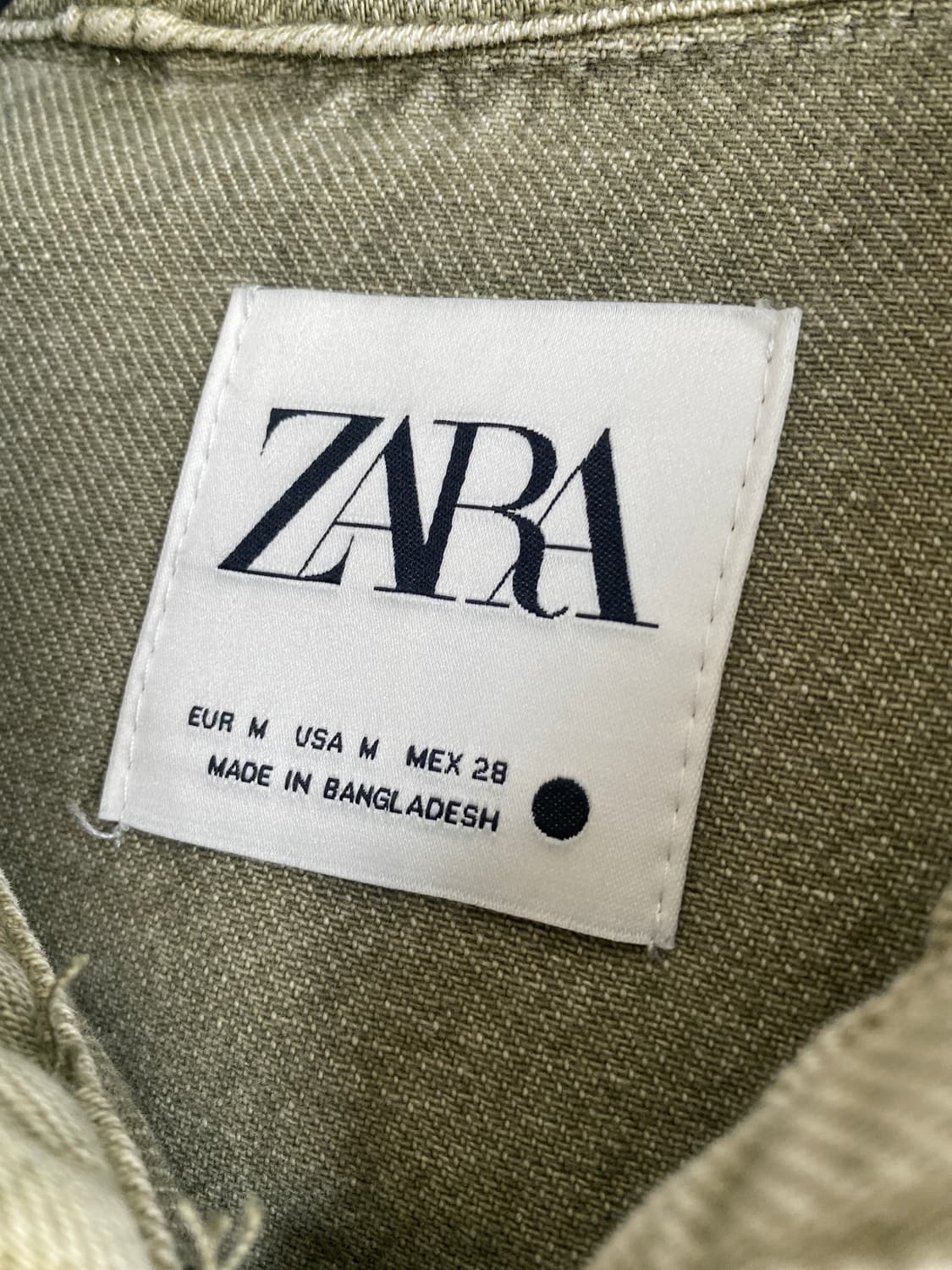 자라 후드 데님 자켓 M 상품이미지2