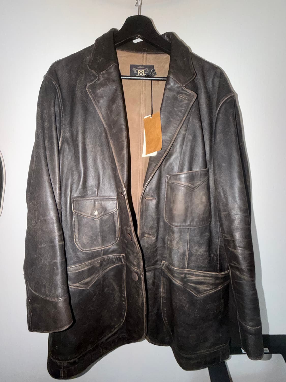 Rrl Sports Leather jacket L 상품이미지1