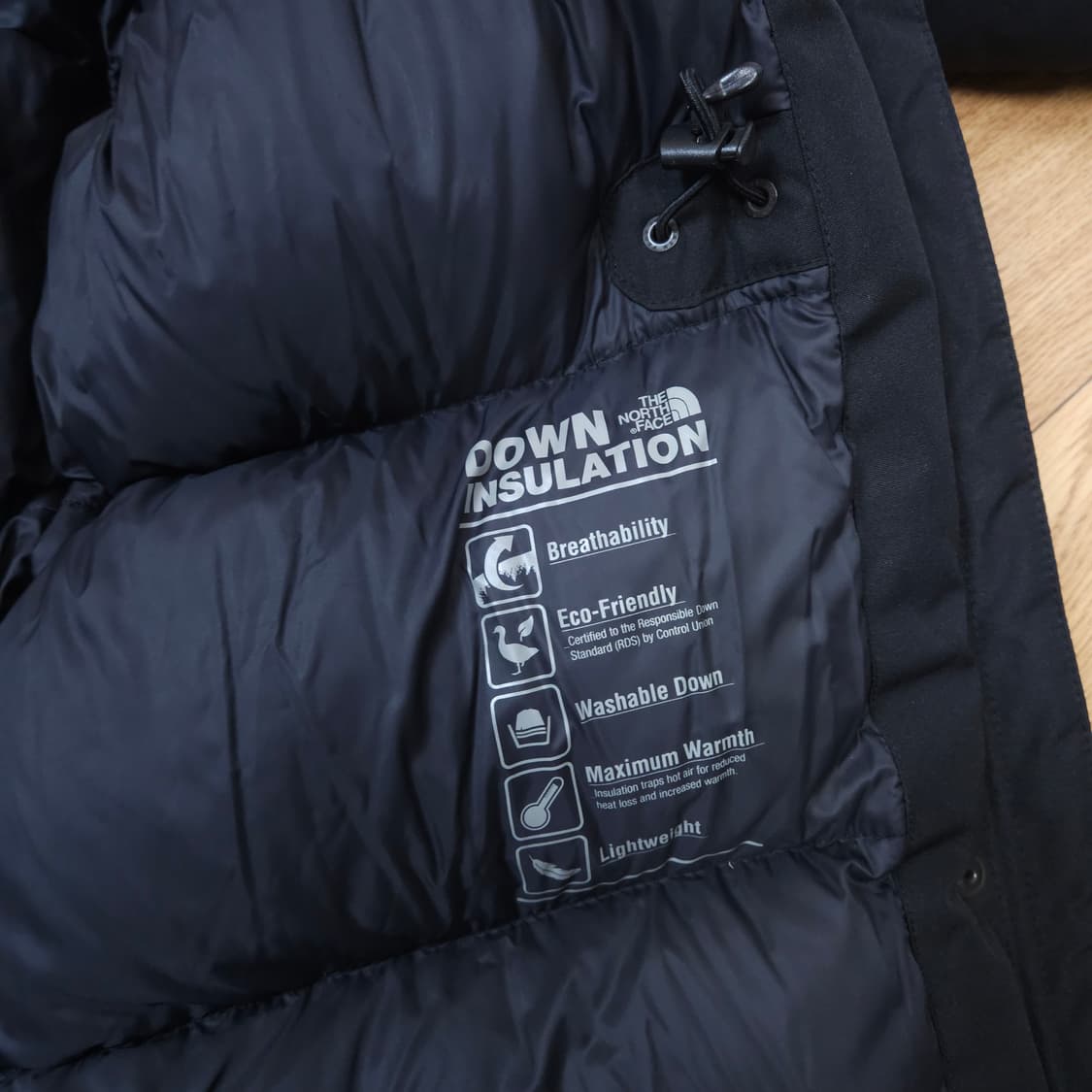 노스페이스 맥머도 블랙 여성 패딩 S/85 상품이미지10