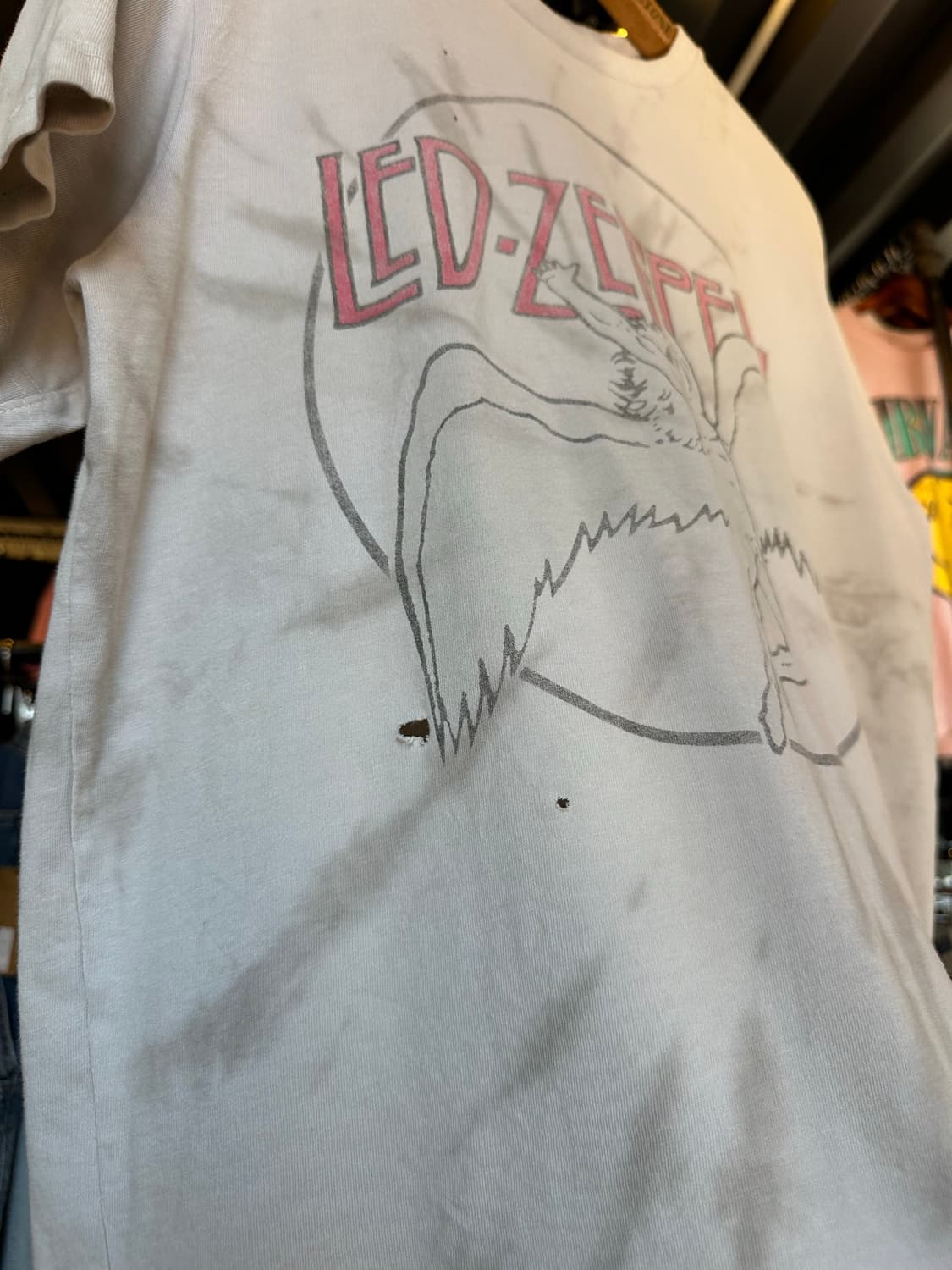 레드 제플린 Led Zeppelin 락밴드 프린팅 티셔츠 상품이미지5