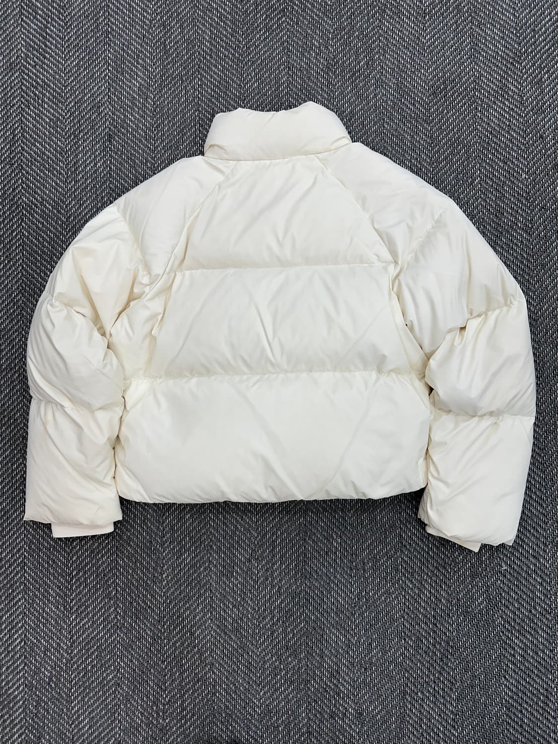 널디 크롭패딩 아이보리 상품이미지7