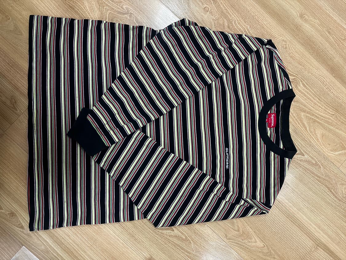 슈프림 supreme 멀티 스트라이프 롱슬리브 상품이미지1