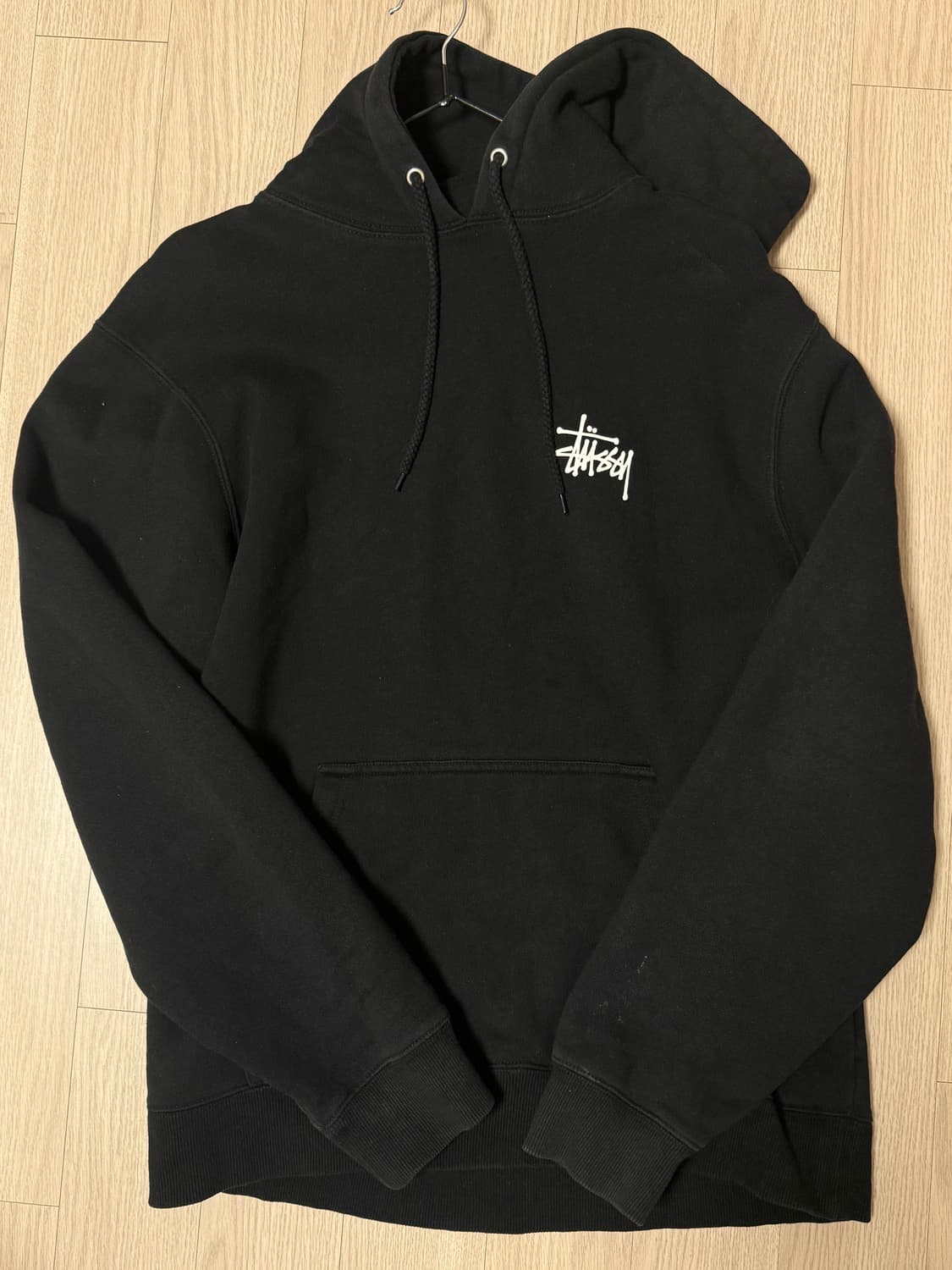 스투시 베이직 후드티 M 상품이미지2