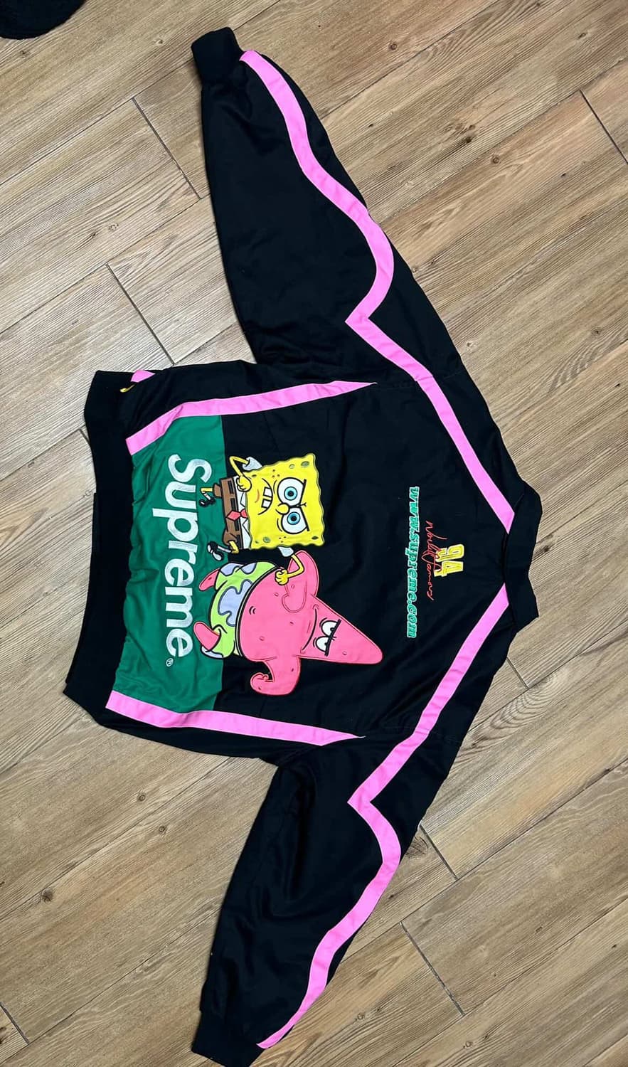 슈프림 스폰지밥 레이싱자켓 xl 상품이미지2