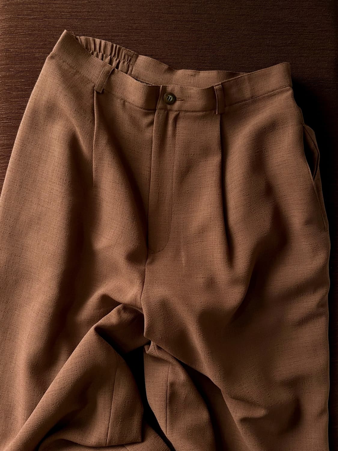 1 pleats high gauge poly trousers  상품이미지7