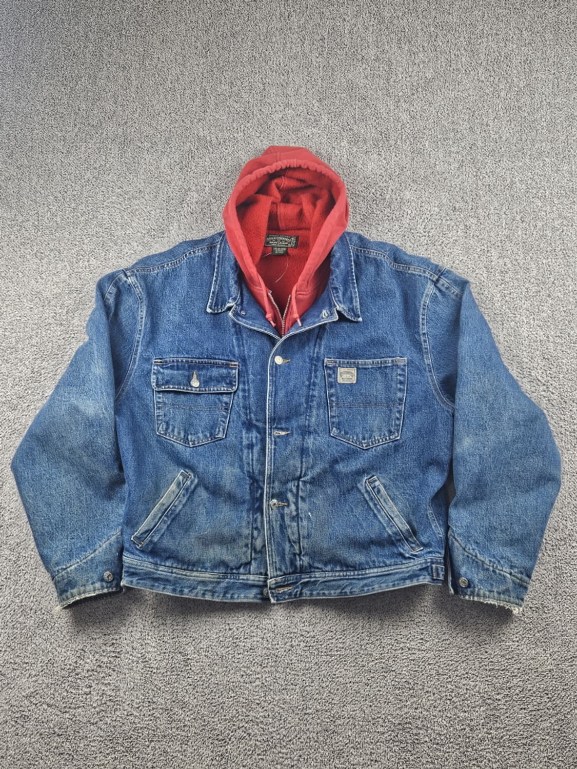 90's 폴로 컨트리 후디 데님 트러커 자켓 ( XL ) / 10582 상품이미지2