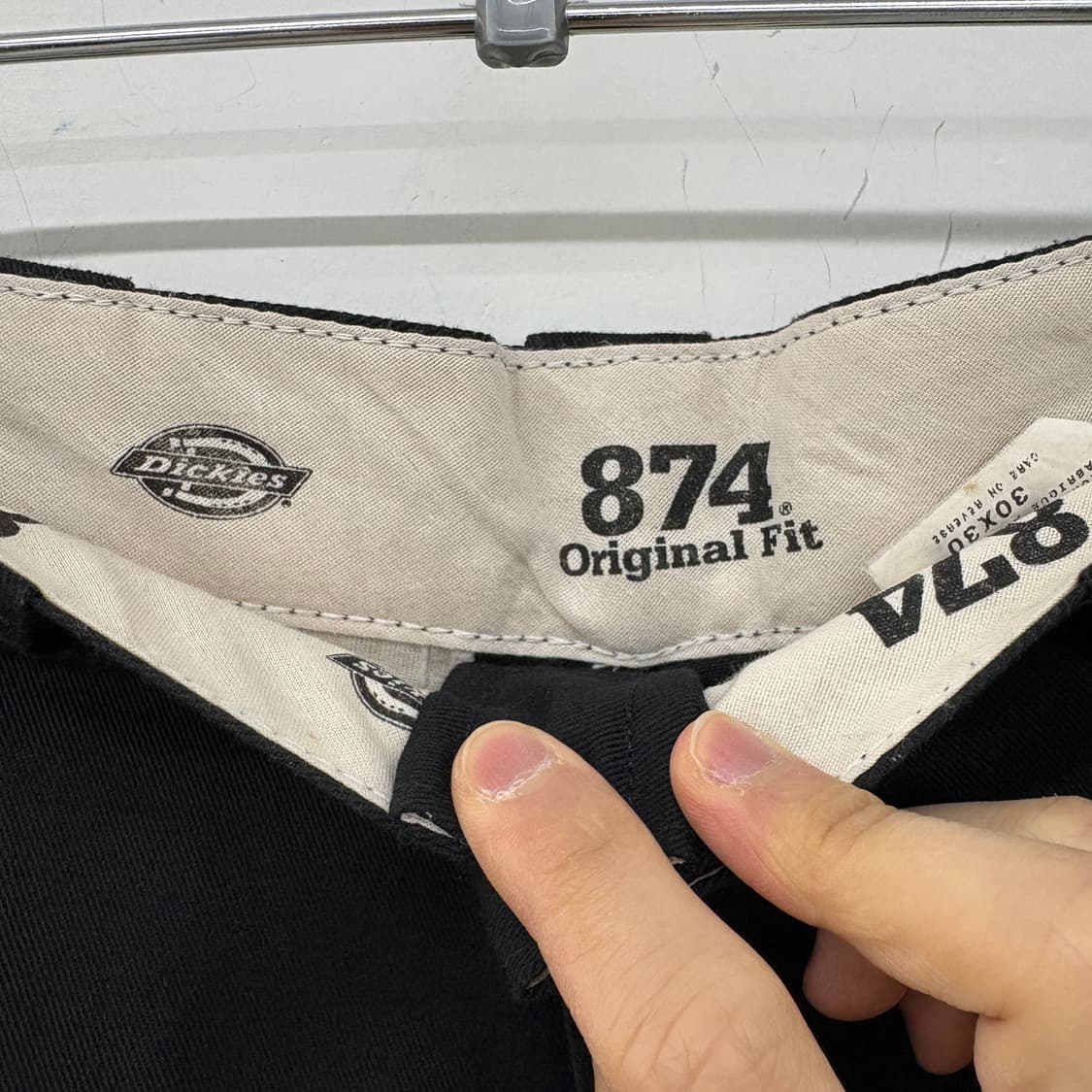 디키즈 워크팬츠 블랙 30in 상품이미지3