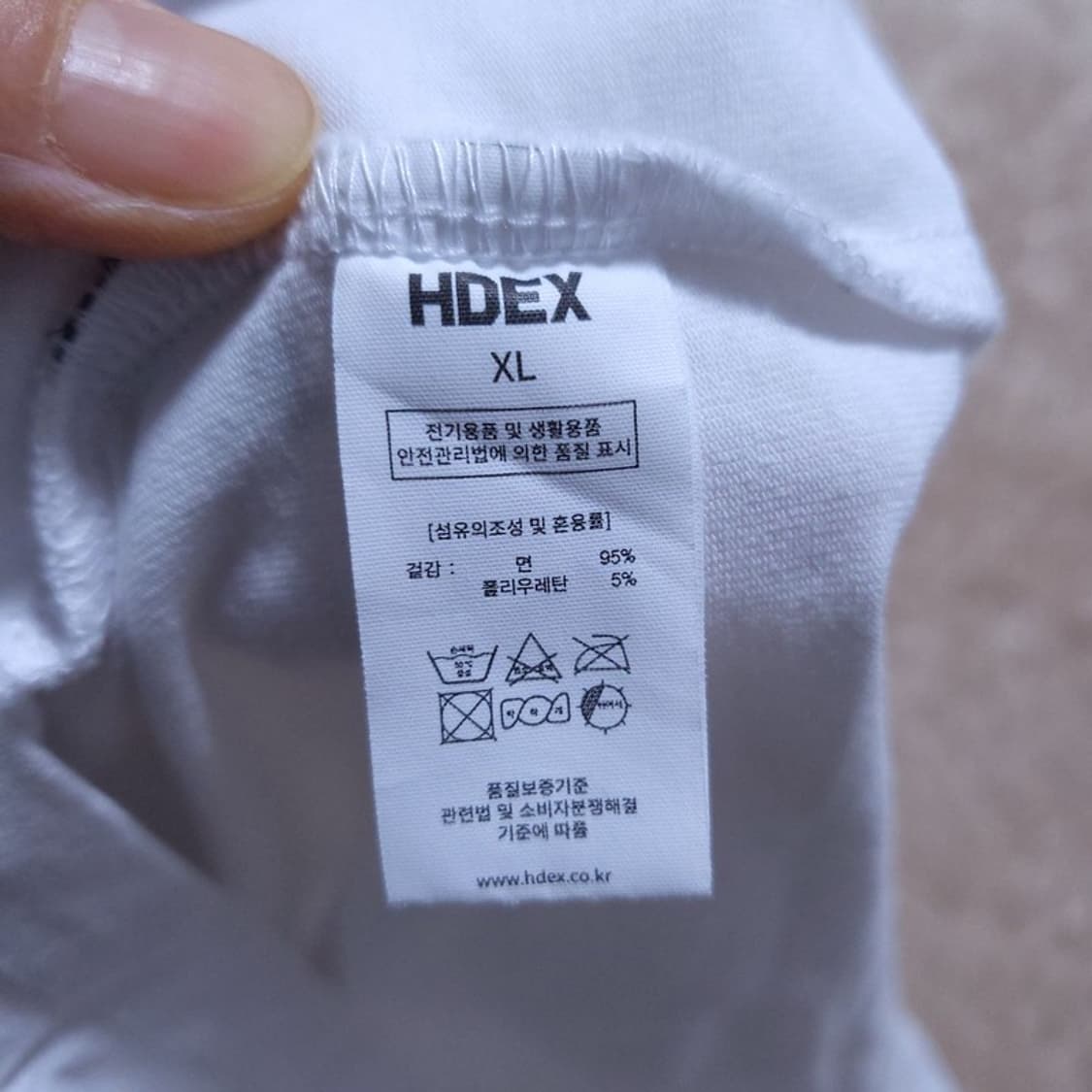 Hdex 남 반팔 티 XL 0408 상품이미지7