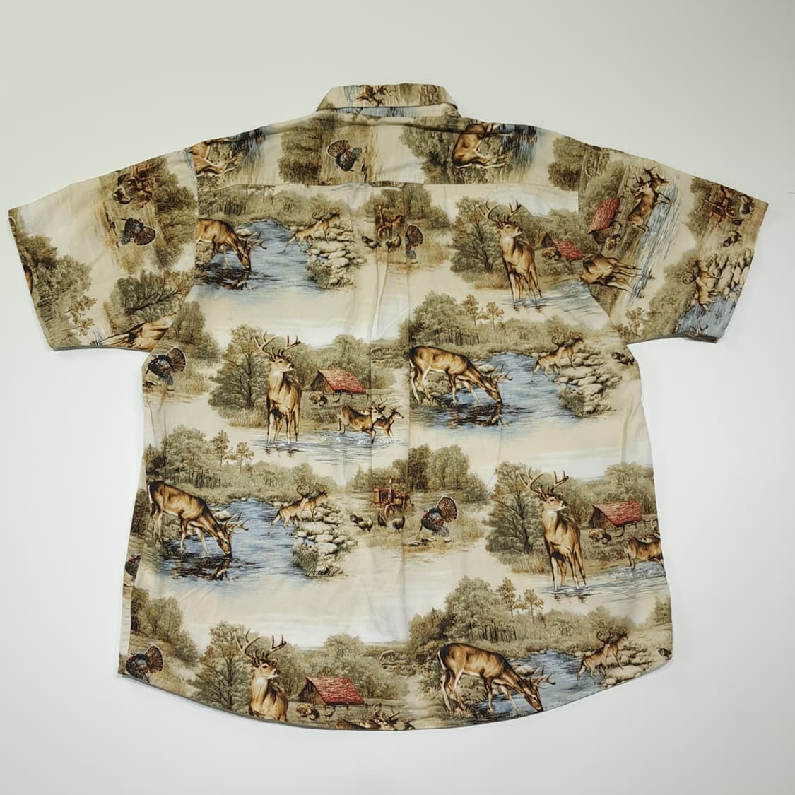CK108 L 노스리버 00s 디어 헌팅 반팔 셔츠 남방 상품이미지6