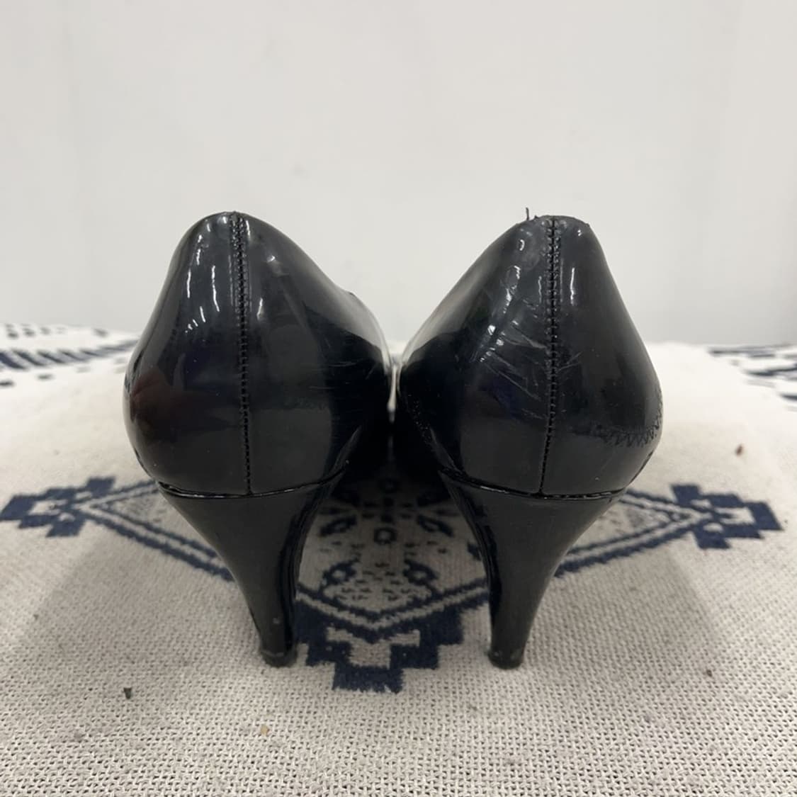 자라 ZARA  블랙 에나멜 힐 구두 36 X00827 상품이미지2