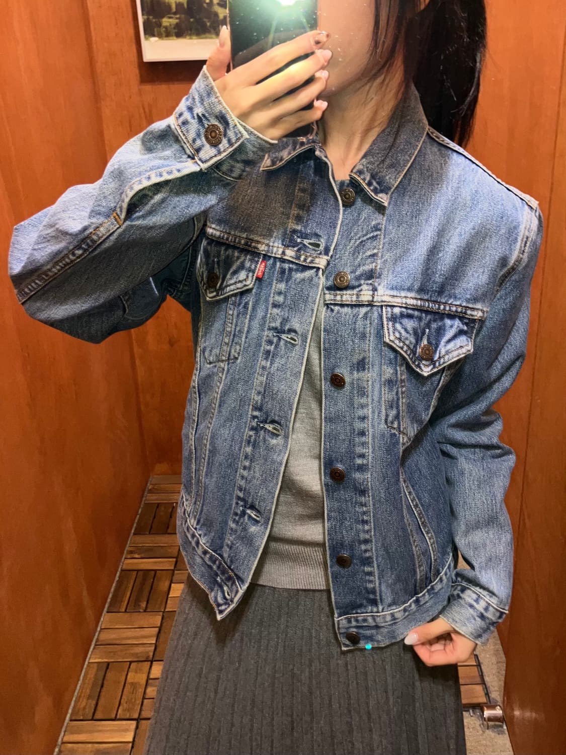 (L) 90s Levi's 리바이스 트러커 데님 자켓 상품이미지2