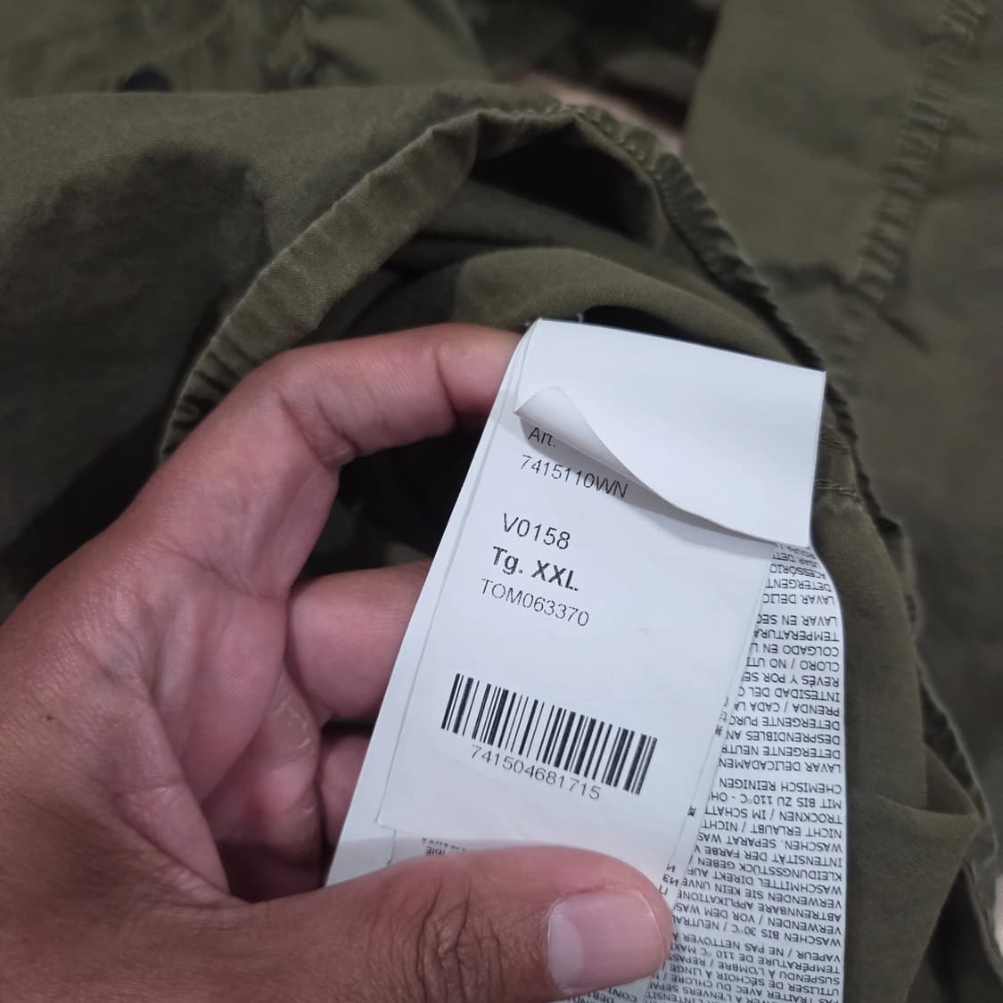 스톤 아일랜드 올드 이펙트 오버셔츠 상품이미지6