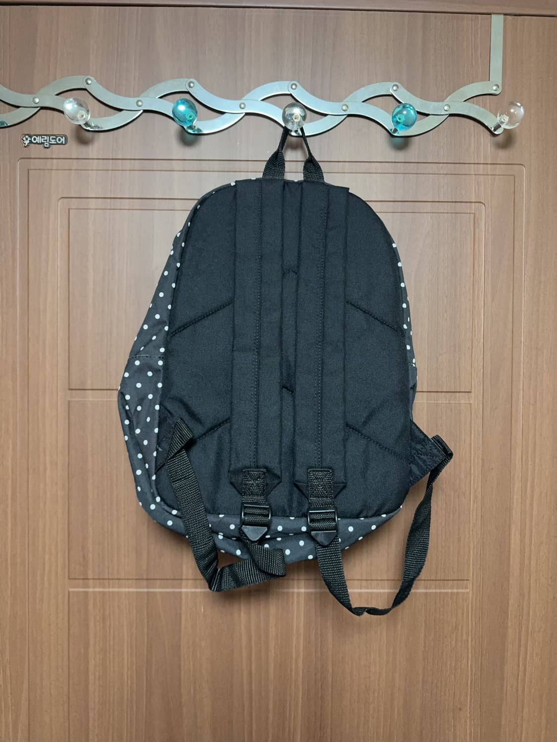 일본 빈티지 모리걸 아식스 도트 블랙 백팩 모리 가방 상품이미지3