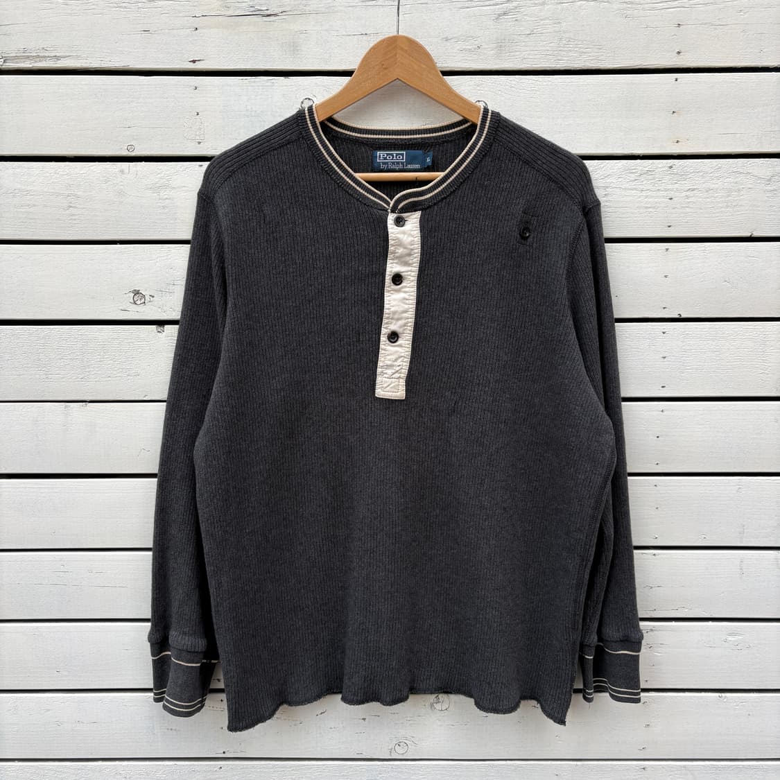 Polo 폴로 헨리넥 롱슬리브 티셔츠 상품이미지1