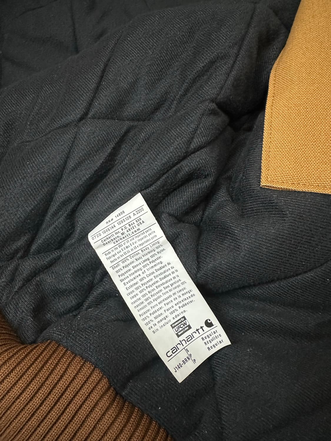 칼하트 J140 BRN 액티브 자켓 상품이미지5