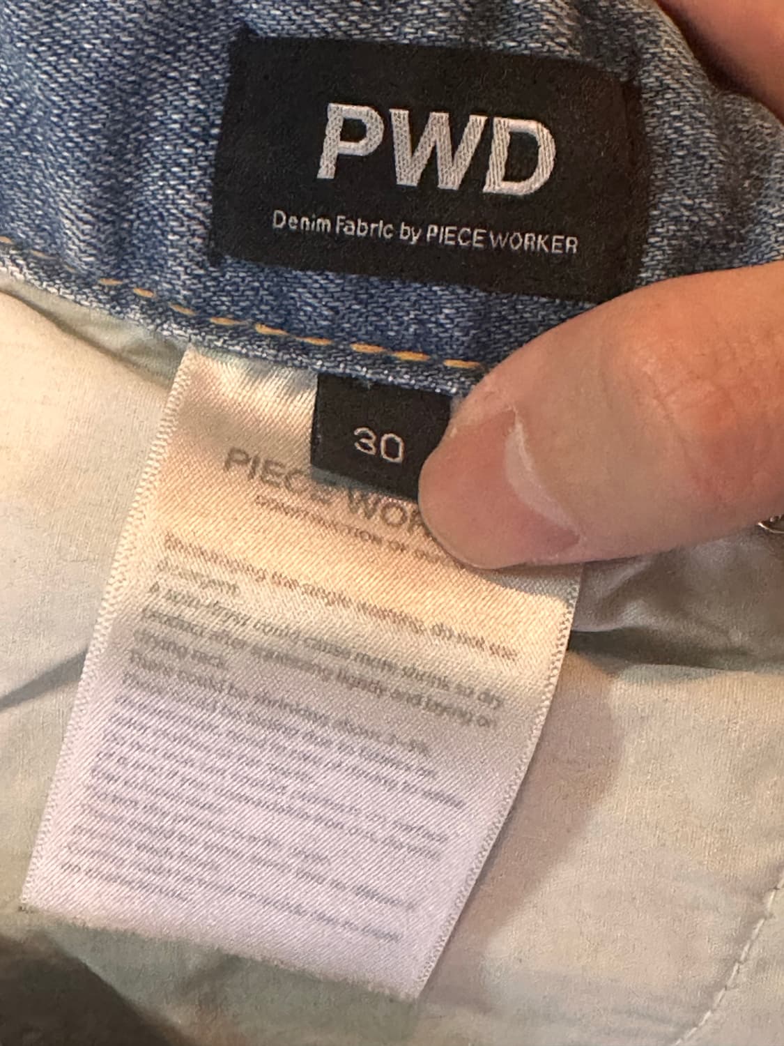 피스워커 데님팬츠 30 상품이미지3