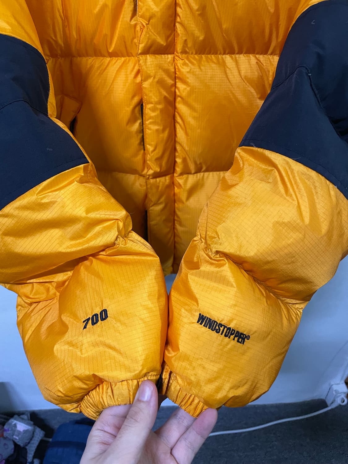 노스페이스 써밋 윈드스토퍼 패딩 L 100-105 퍼텍스 상품이미지5