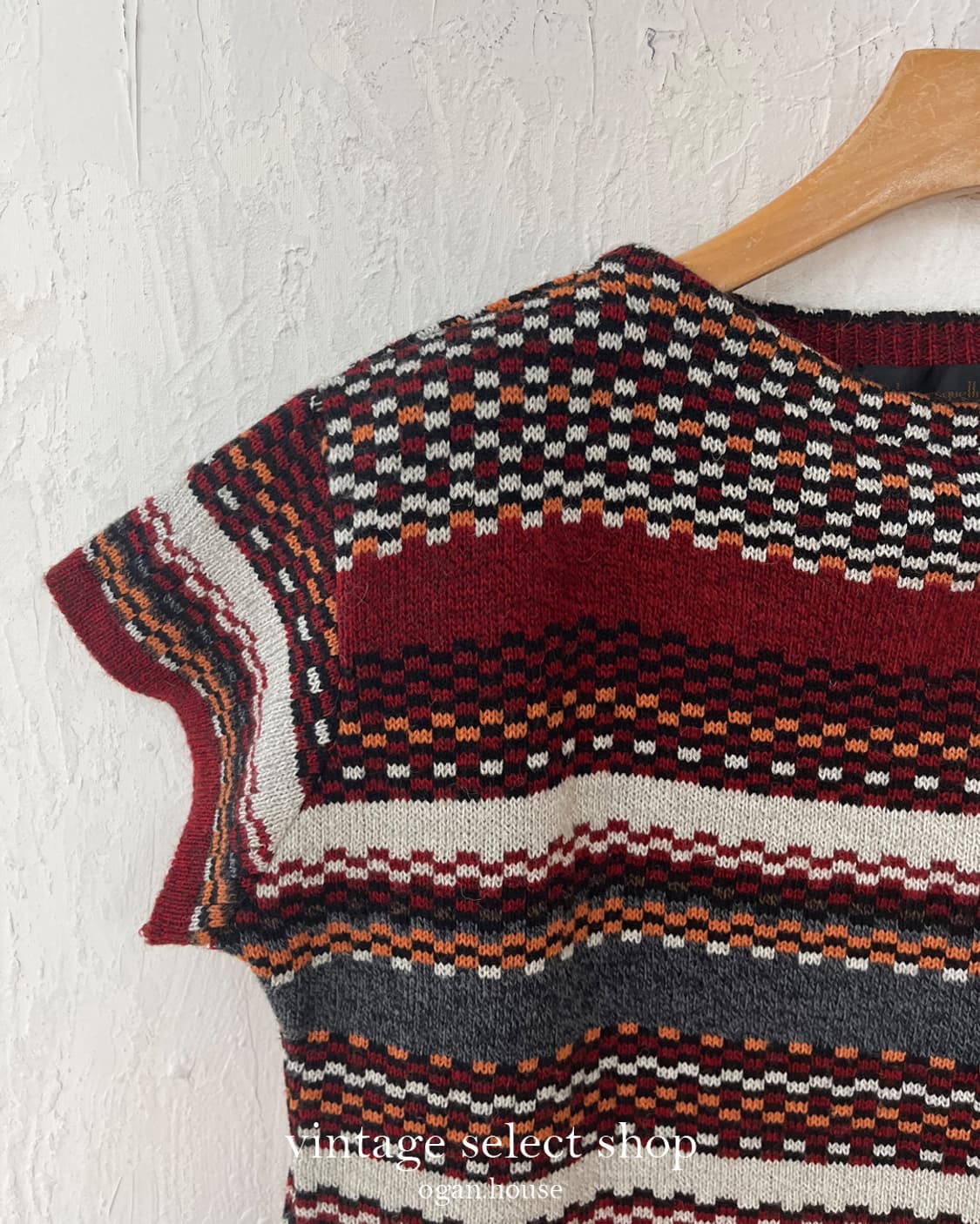 vintage nordic knit top 상품이미지6