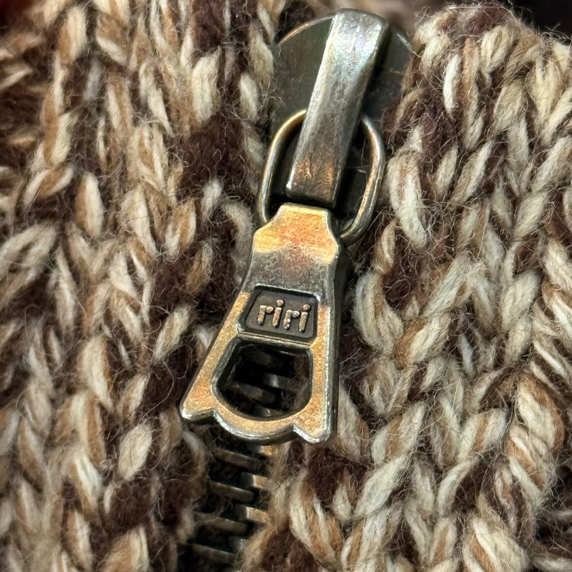 폴 스미스 헤비 울 니트 집업 자켓 L 리리지퍼 MADE IN JAPAN 상품이미지4