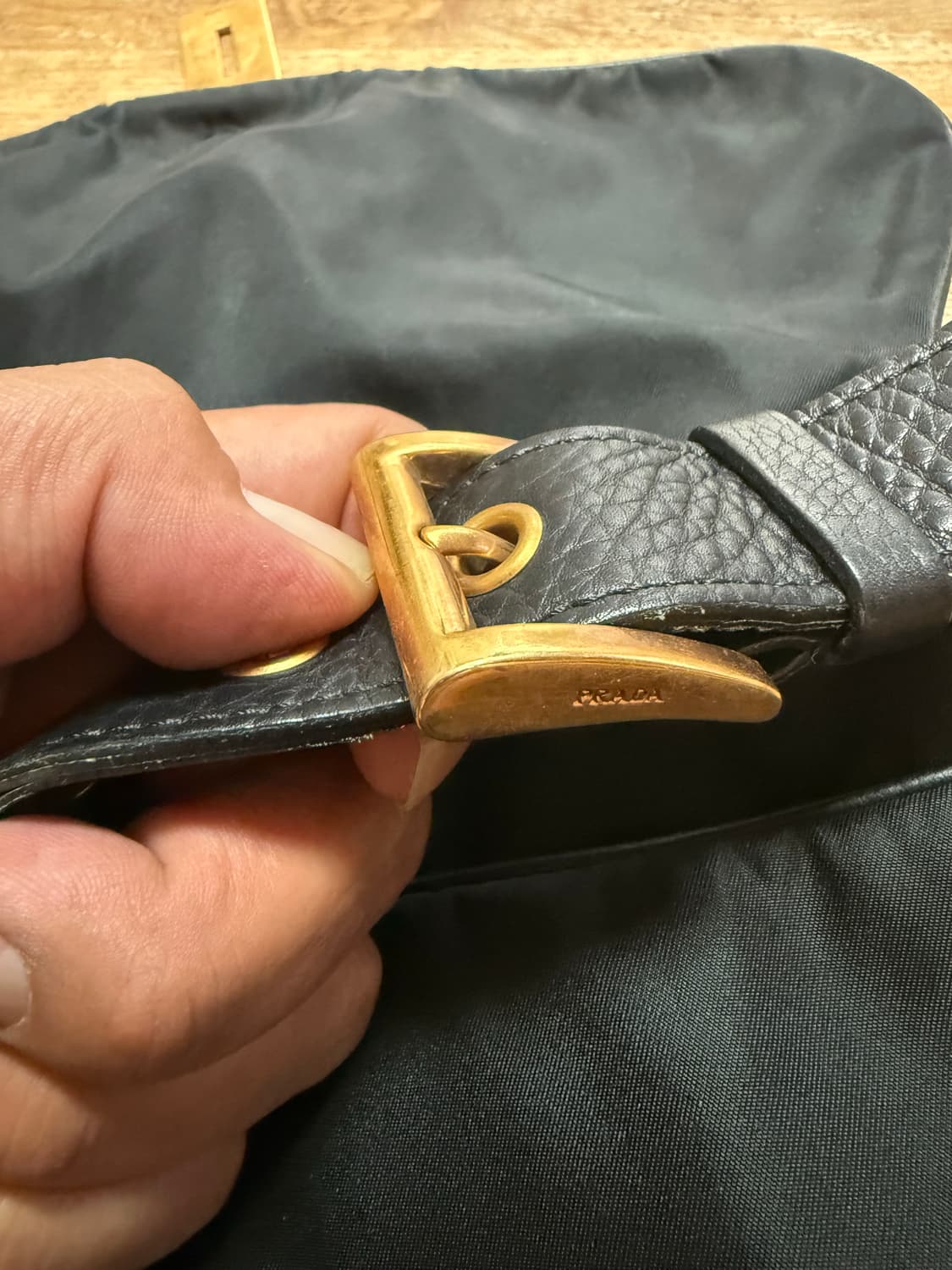 프라다 포코노 호보백 블랙 상품이미지9