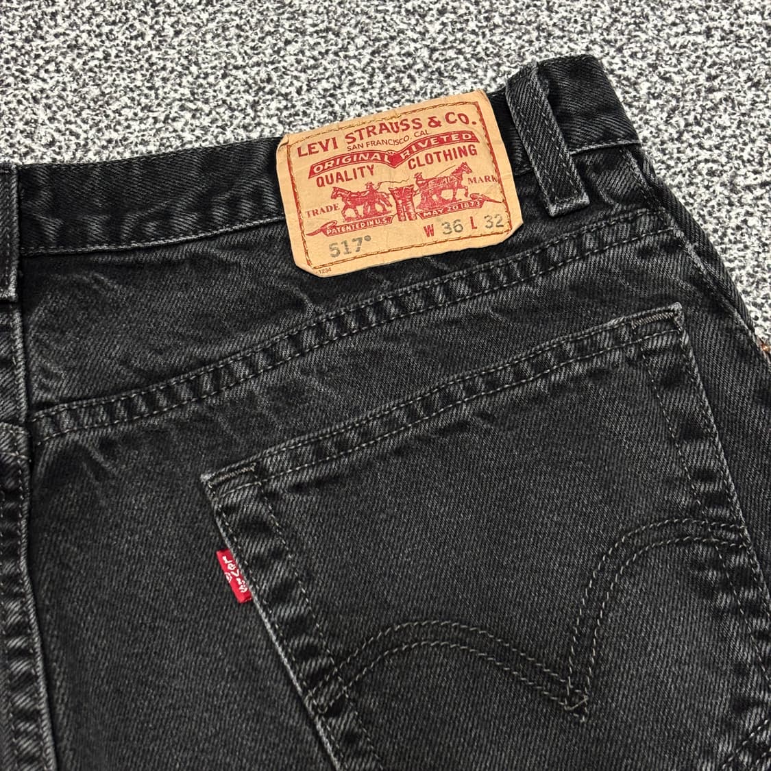 00s 리바이스 517 블랙 허리43cm 상품이미지5
