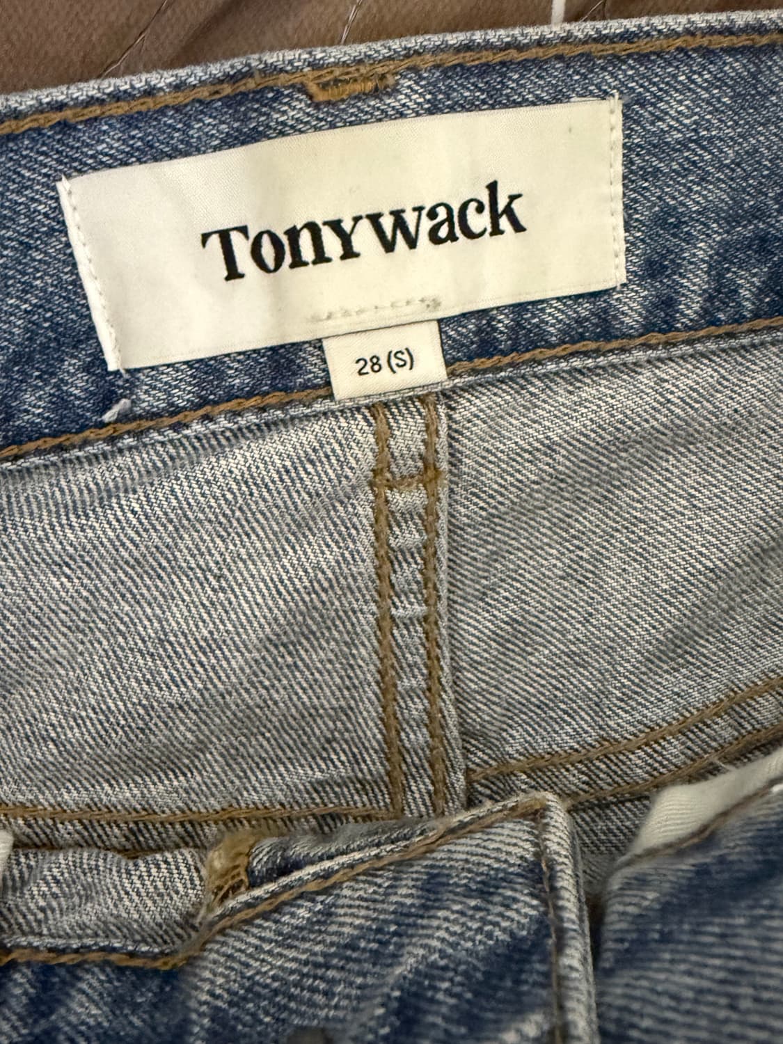 토니웩 Straight Denim Washed Light Blue 28 상품이미지2