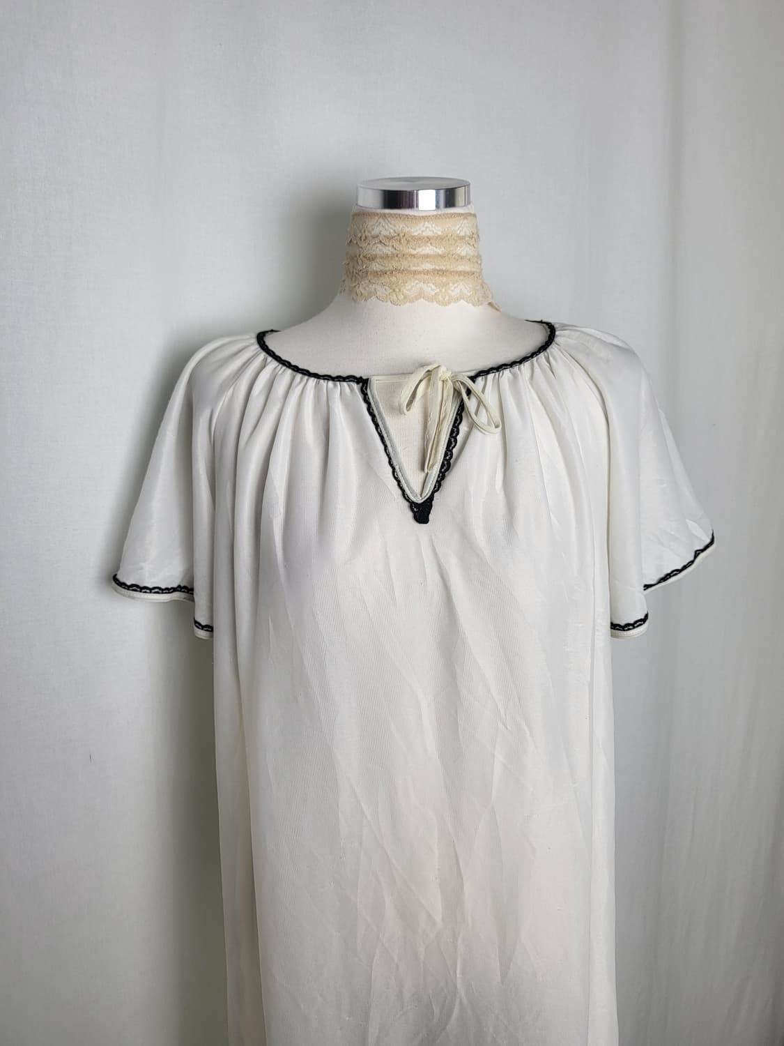 빈티지 화이트 맥시 드레스 발레코어 히메 모리걸 리즈리사 란제리코어 상품이미지2