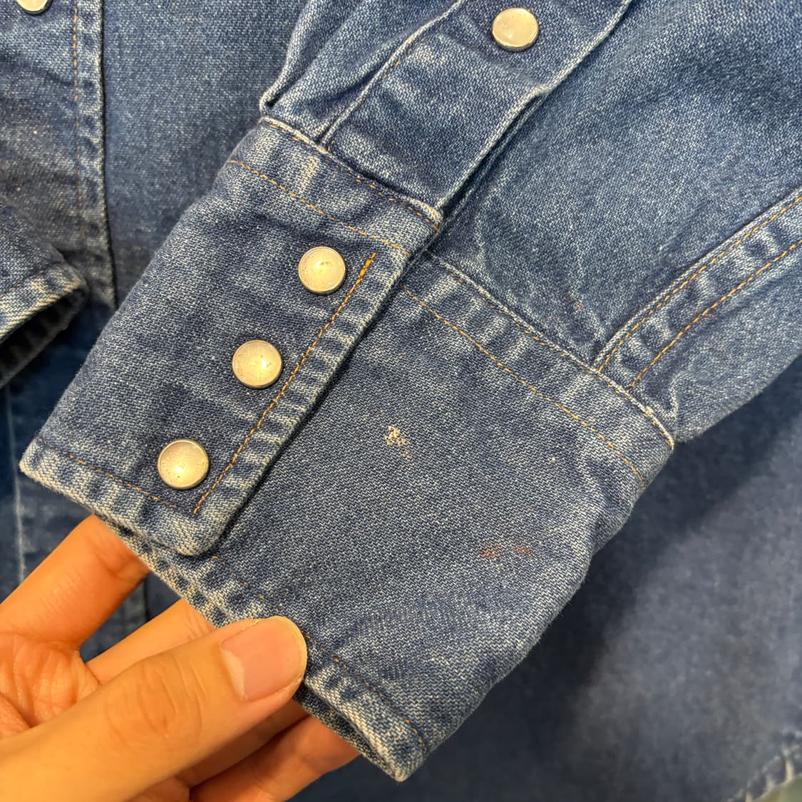 칼하트 정품 오리지널 데님 웨스턴 긴팔 셔츠 상품이미지9
