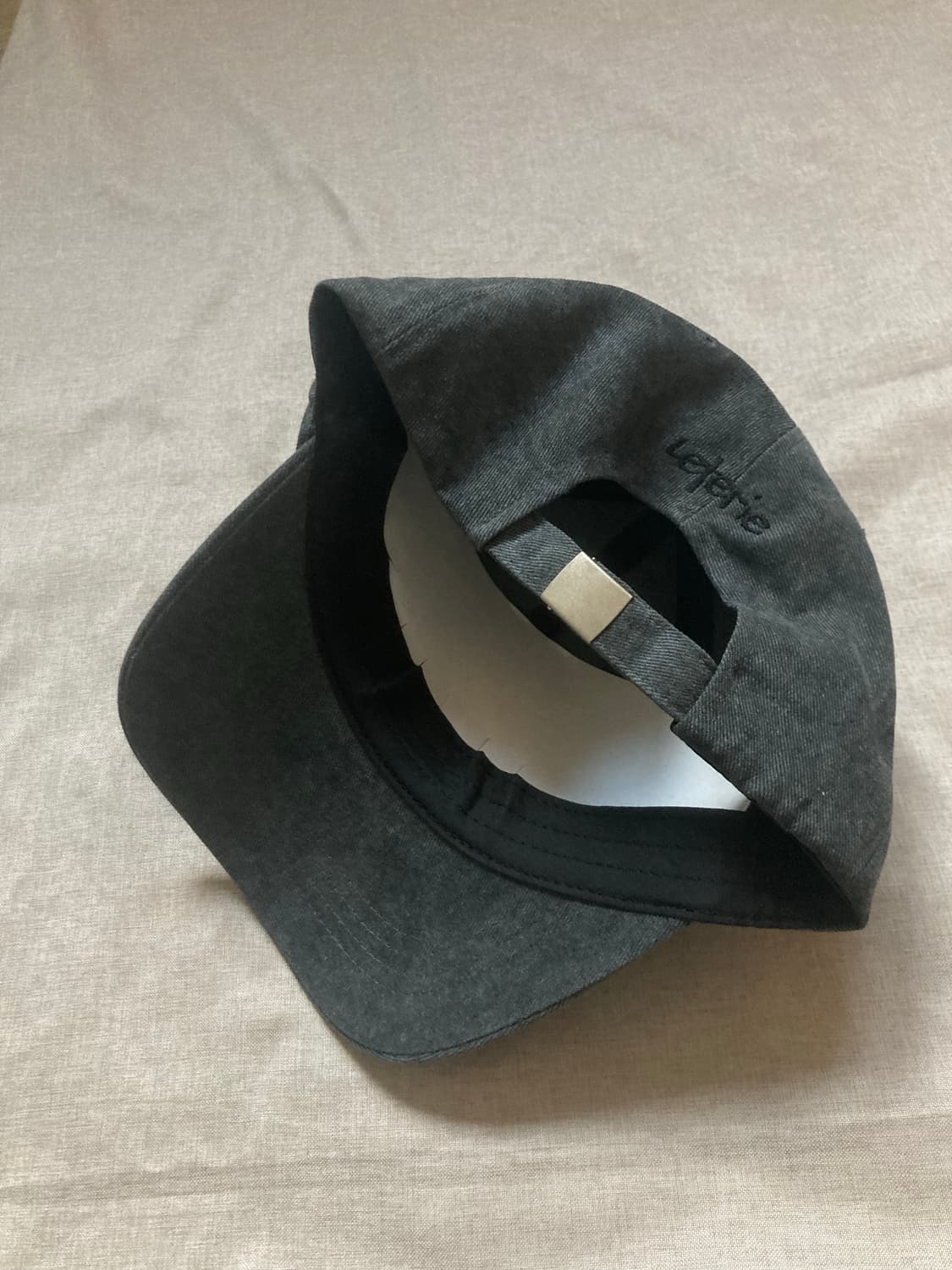 레터리 그레이 볼캡 상품이미지4