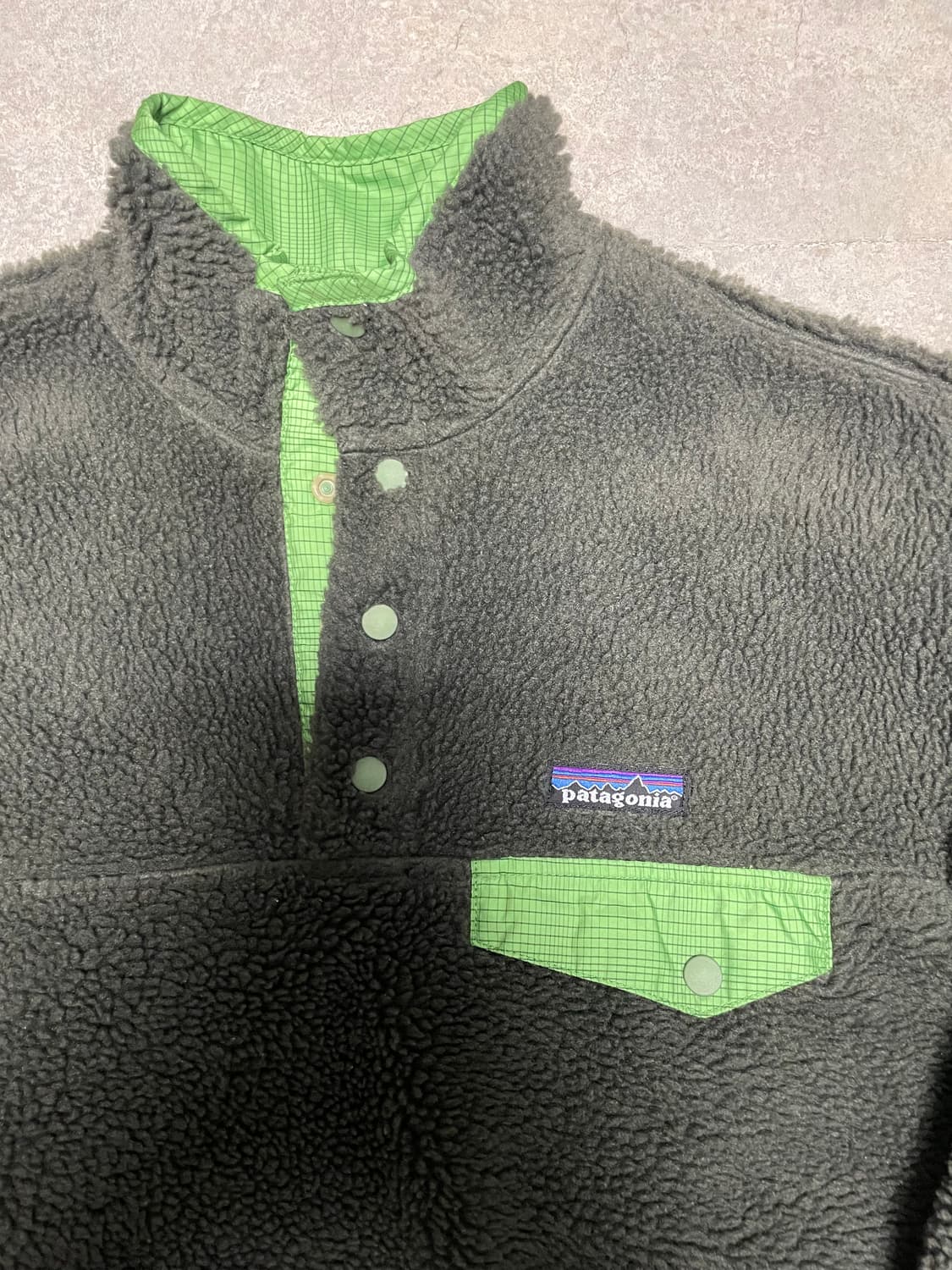 빈티지 파타고니아 글리세이드 리버시블 신칠라 올리브 그린 상품이미지2