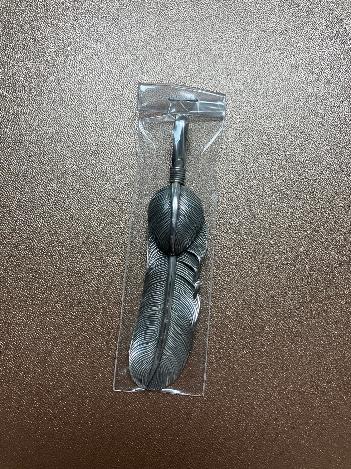 네이티브 아메리칸 실버 깃털 페더 펜던트 상품이미지1