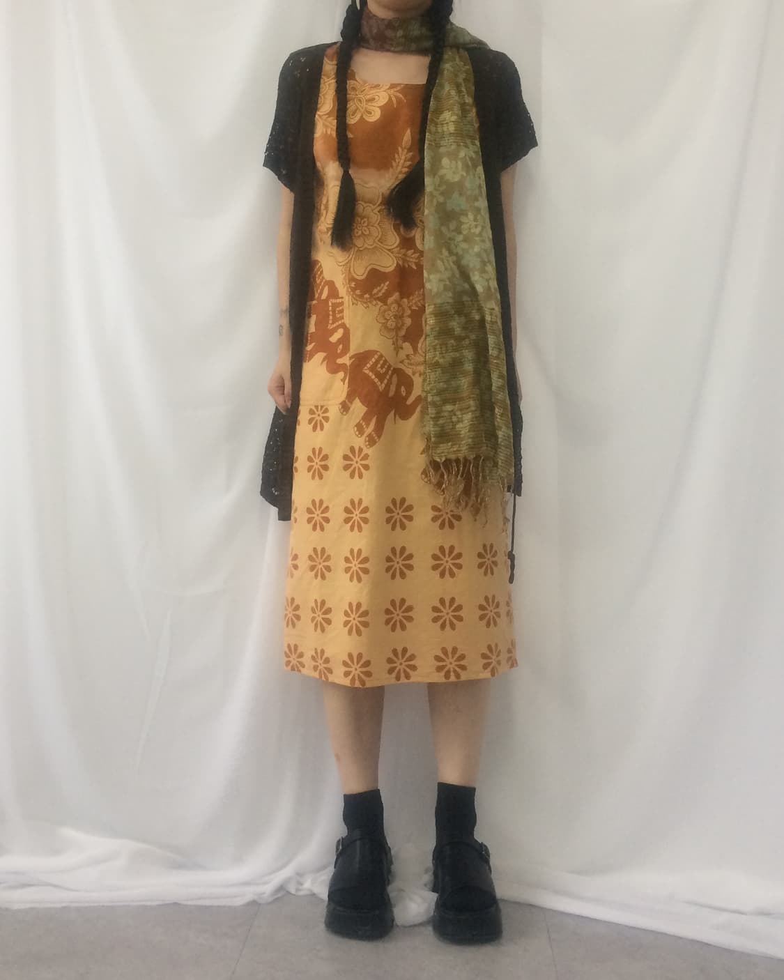 Ethnic pattern apron 상품이미지7