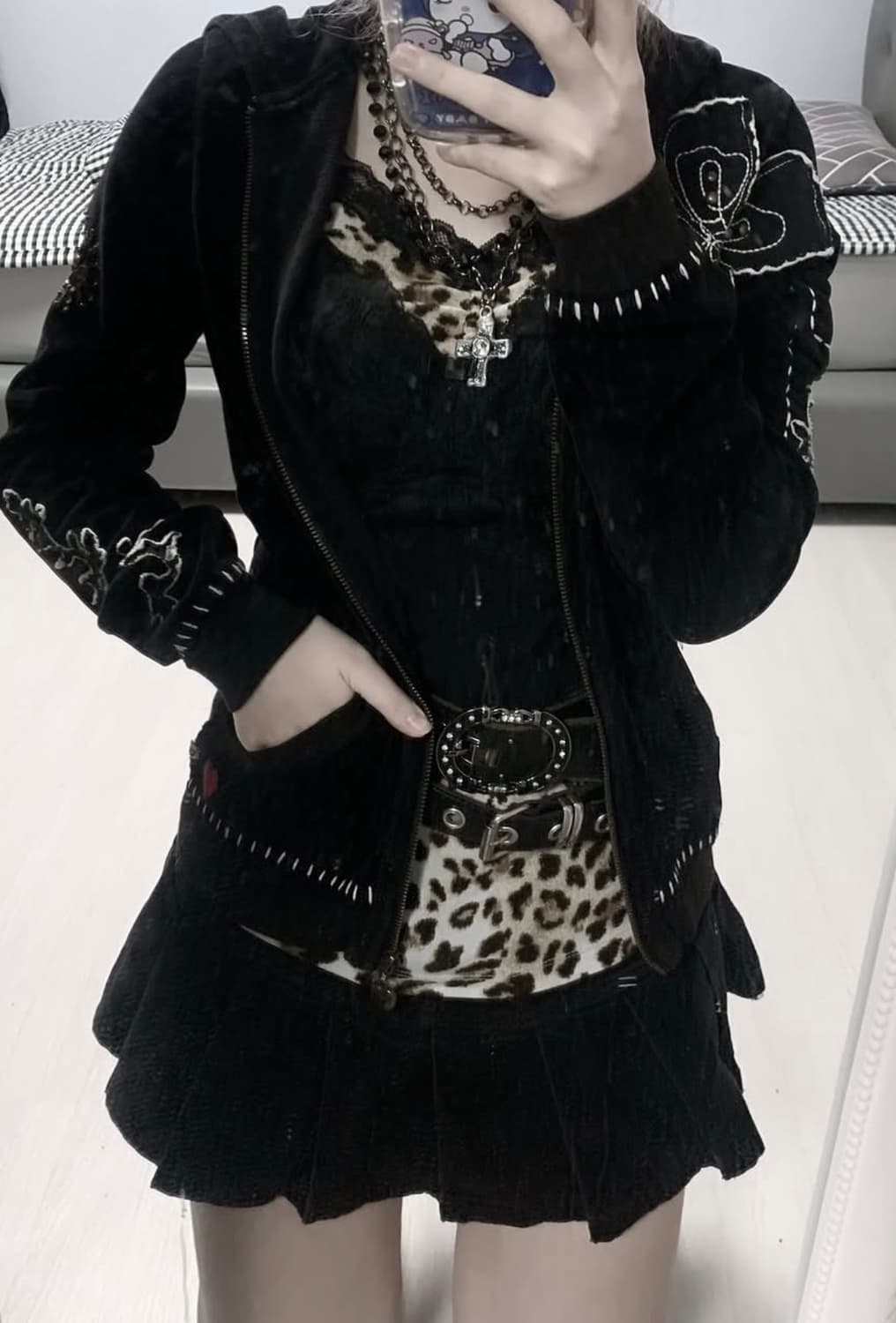 일본 빈티지 오리엔탈 후드집업 상품이미지1