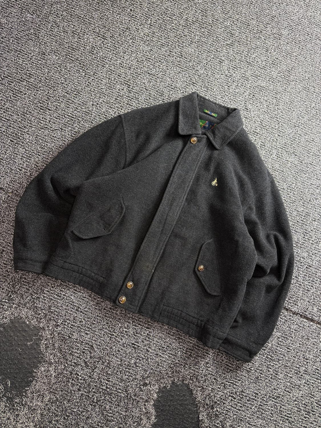 빈폴 울 혼방 해비 모직 블루종 자켓 3689 상품이미지1